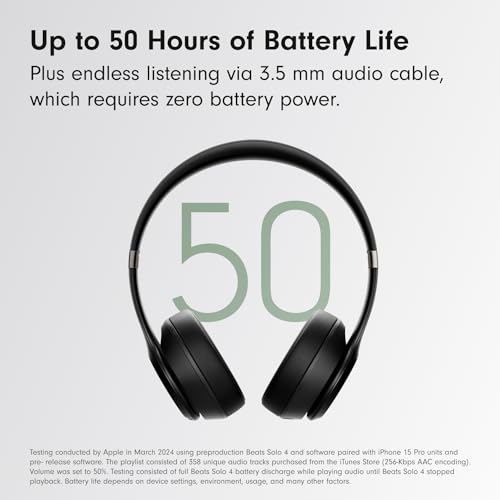 Thumbnail 4 de Beats Solo 4 Wireless On-Ear Headphones: Balanced Sound, All-Day Comfort