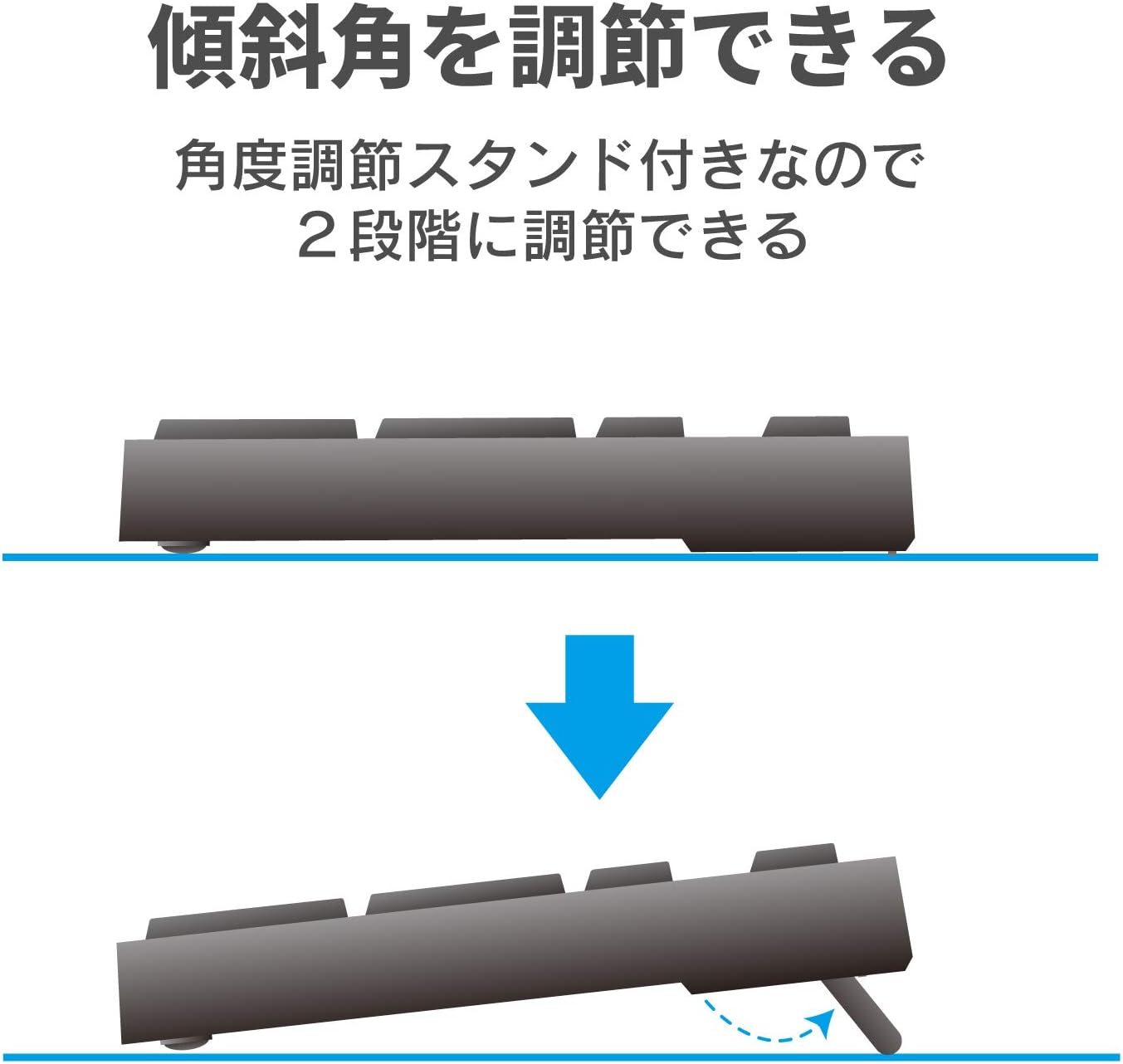 Thumbnail 6 de エレコム TK-FDM110TXBK 薄型ワイヤレスメンブレンキーボード テンキー付き・ブラック