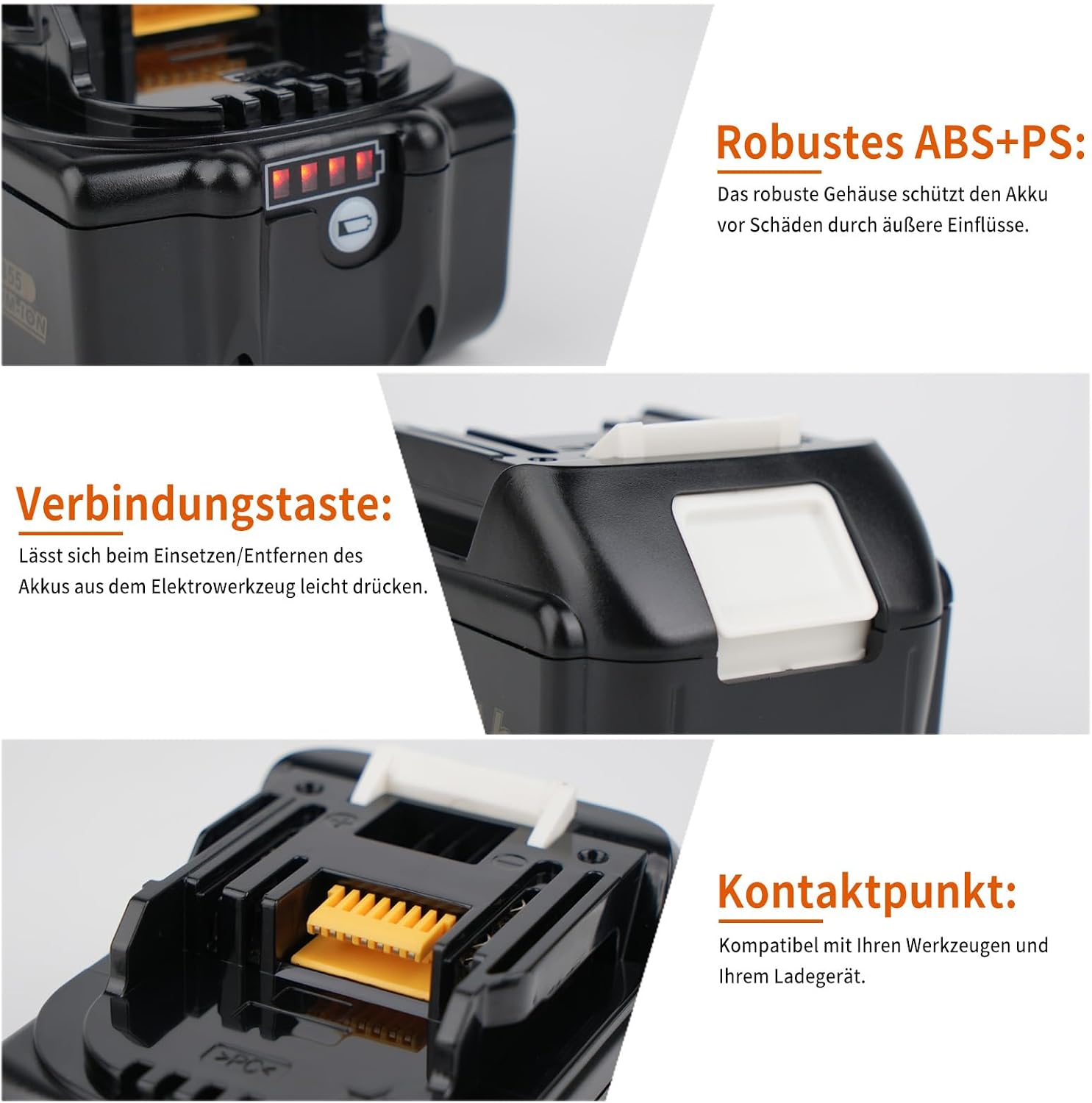 Thumbnail 3 de MAKITA 18V 5500mAh Ersatzakku 2er-Set