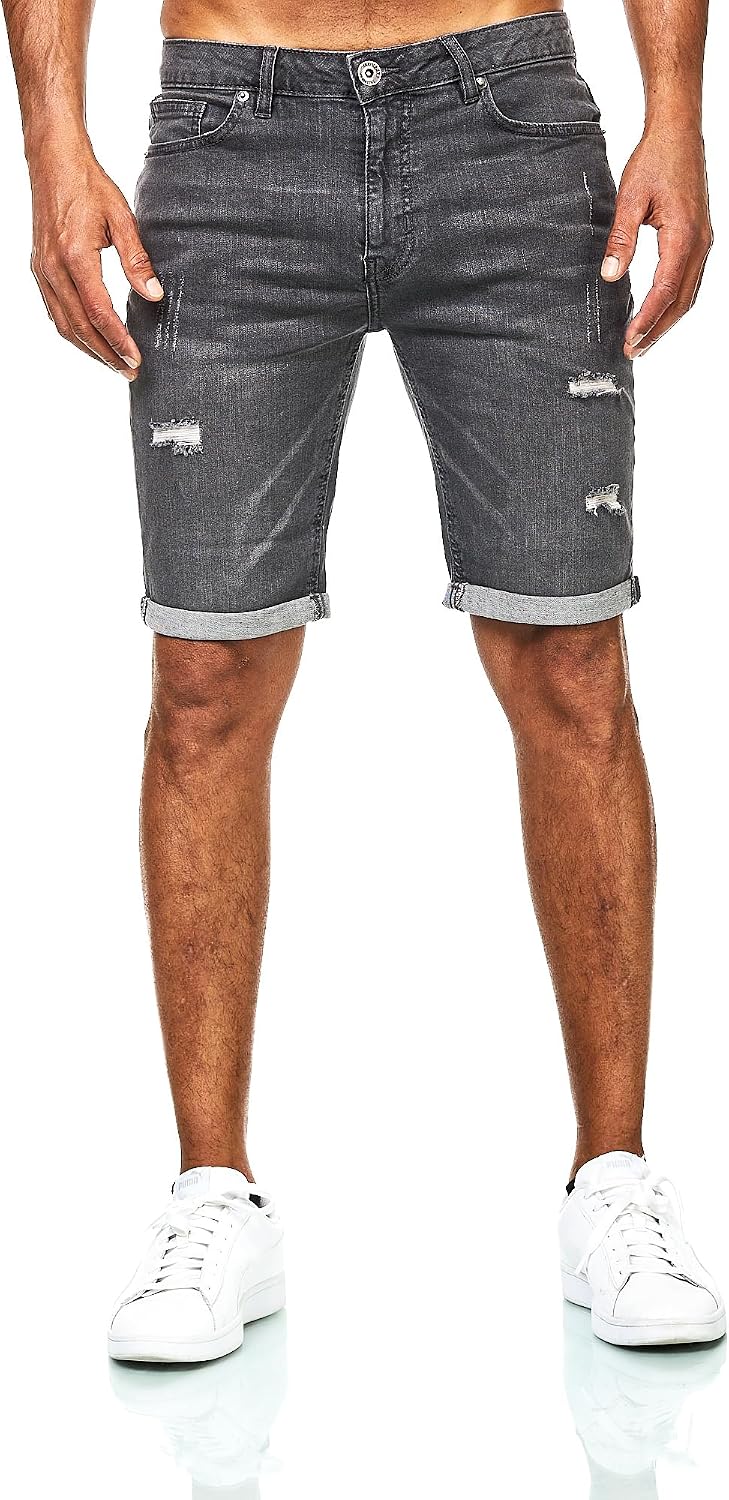 Thumbnail 4 de JEEL Herren Kurze Hosen – Slim-Fit Jeans-Shorts, 5-Pocket, Stretch