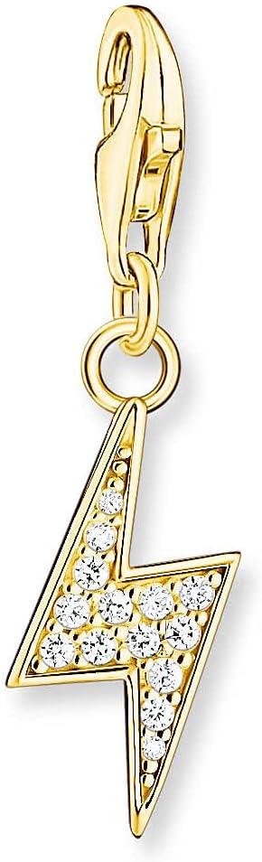 Thumbnail 1 de THOMAS SABO Damen Charm-Anhänger Eiffelturm Paris Herz Charm Club aus 925 Sterling Silber 0904-415-12