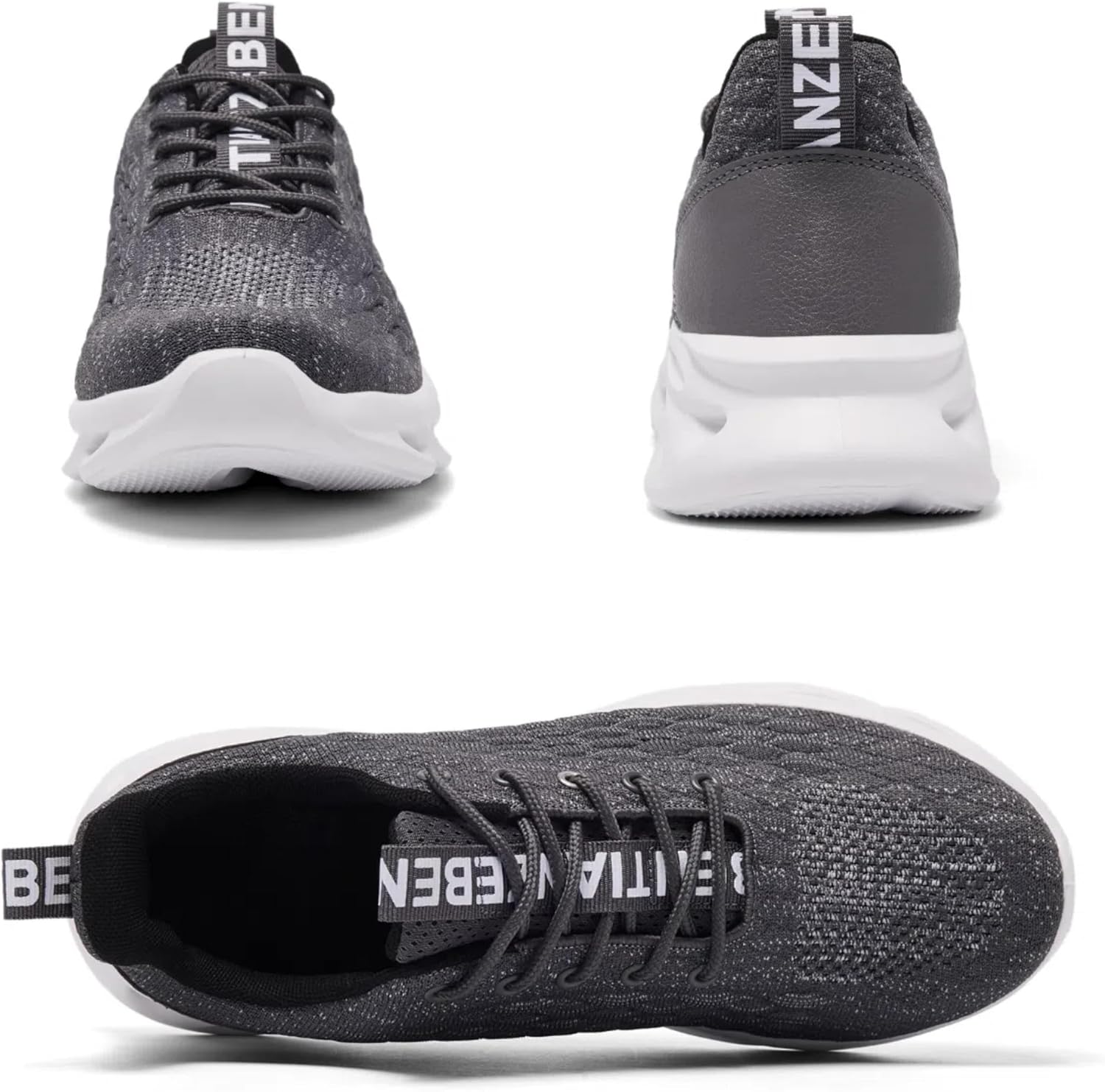 Thumbnail 1 de TIANZEBEN Herren Sneaker: Aerodynamische Leichtgewichts-Sportschuhe mit atmungsaktivem Obermaterial