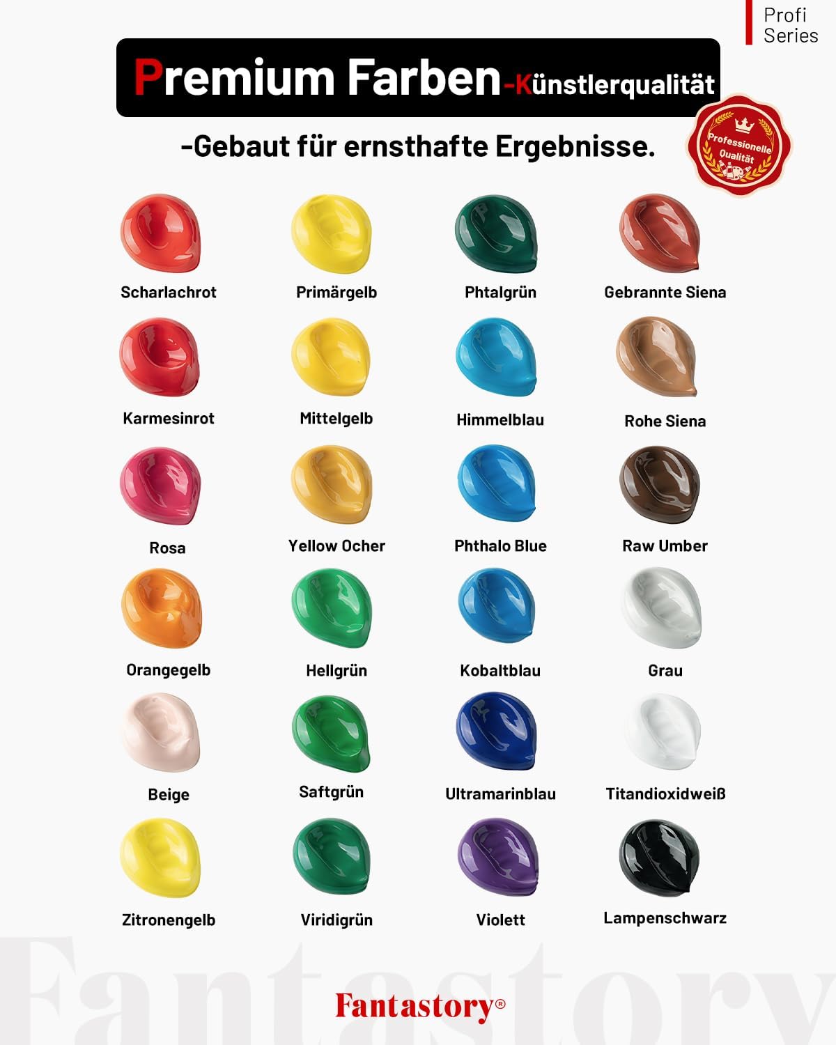 Thumbnail 1 de Fantastory Acrylfarben Set 24 Farben