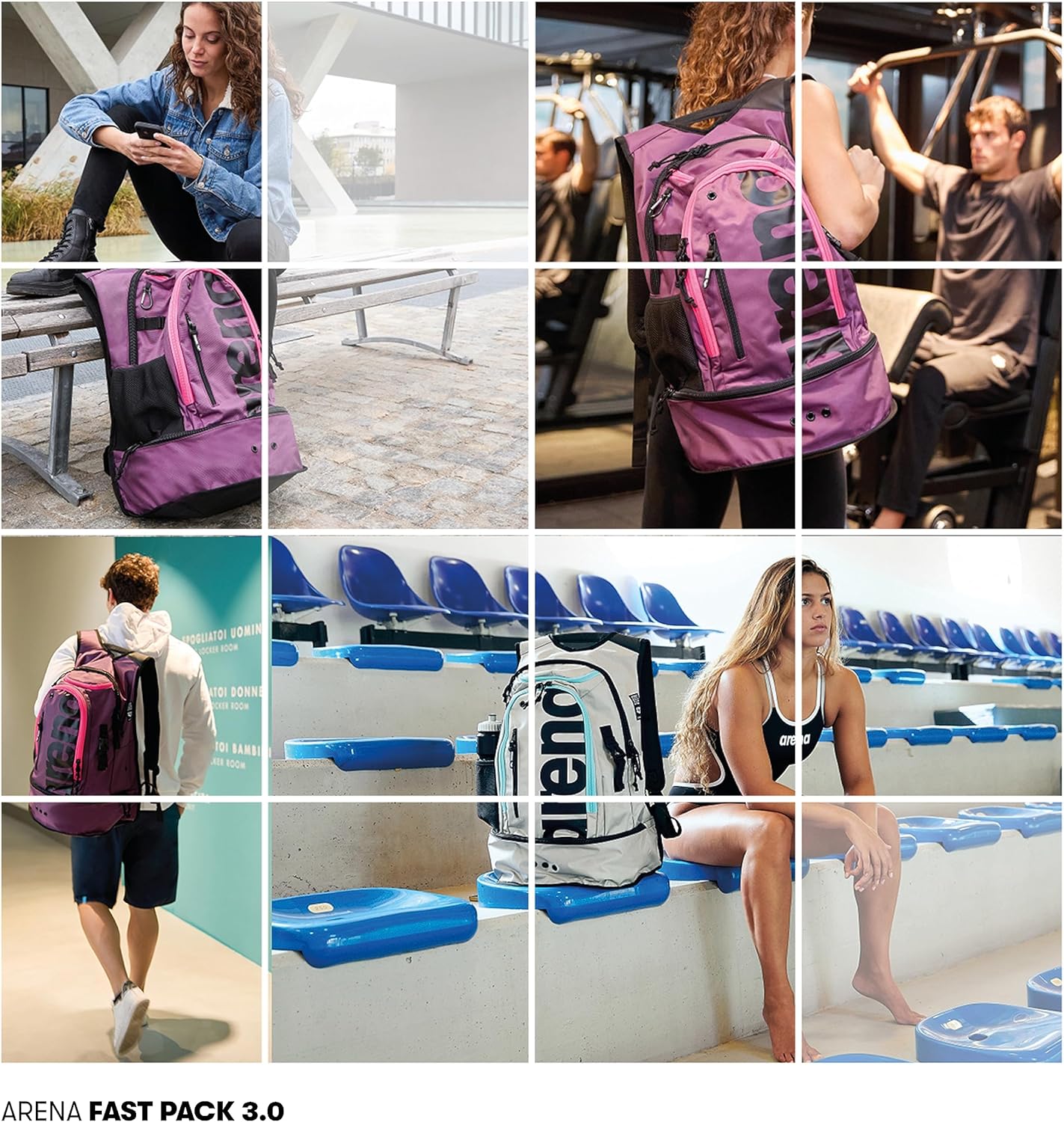 Detalle de Arena Fastpack 3.0 Sac à Dos Sportif 40 L – Pour Natation, Mer et Gym