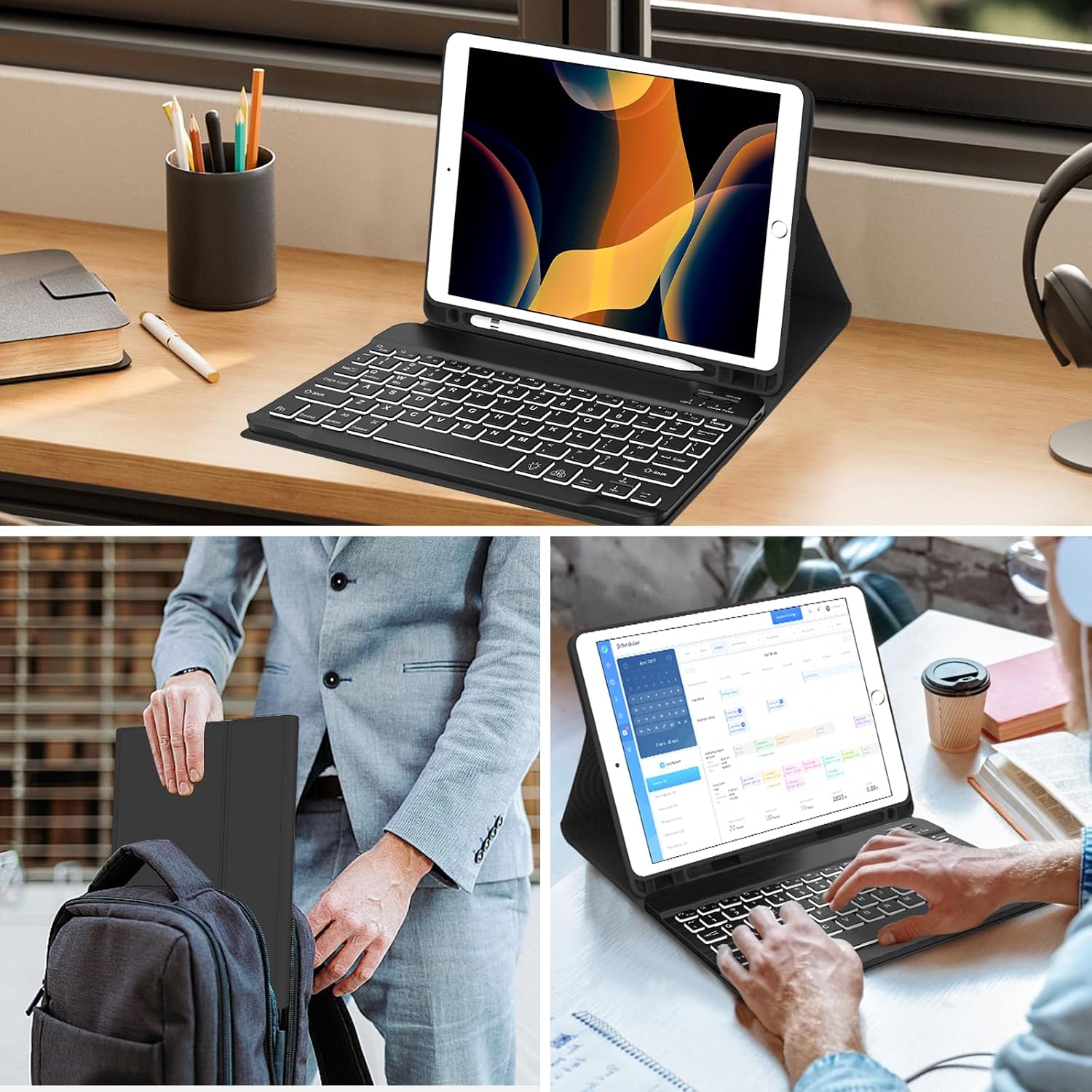 Detalle 2 de D DINGRICH Keyboard Case for iPad 10.2"