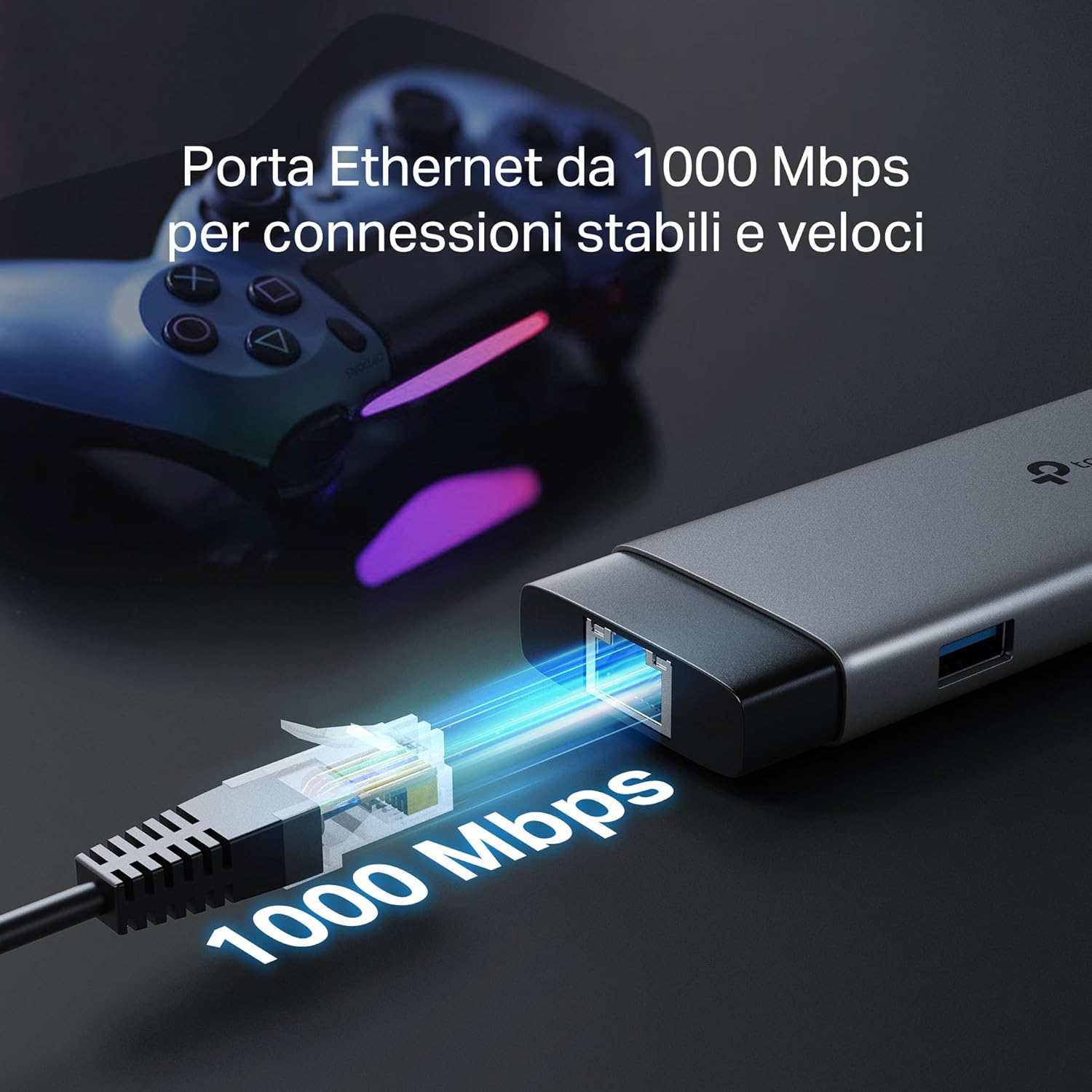 Thumbnail 5 de TP-Link UH9120C Hub USB‑C 9-in-1: HDMI 4K@60Hz, Ethernet, SD/microSD, PD 100W e 3x USB 3.0