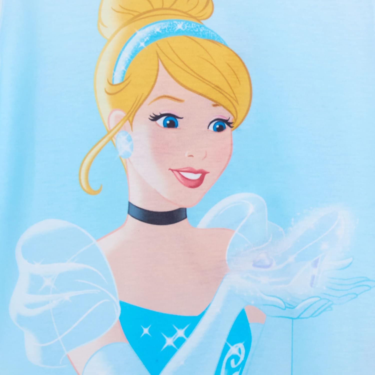 Detalle de Disney Ragazze Set di 3 T-Shirt Princess – 100% cotone, licenza ufficiale