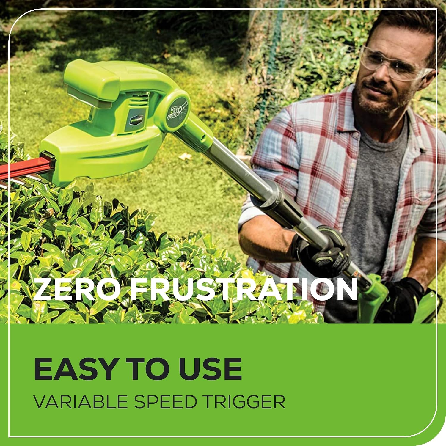 Detalle de Greenworks Pole Saw and Hedge Trimmer Kit 40V