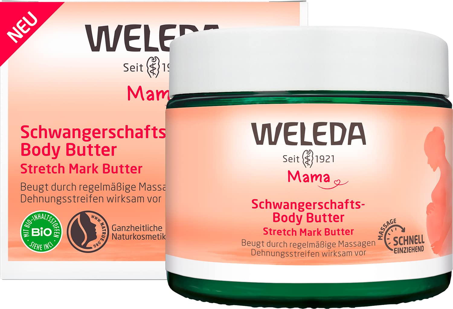 Detalle de WELEDA Bio Mama Schwangerschaft Body Butter 150ml