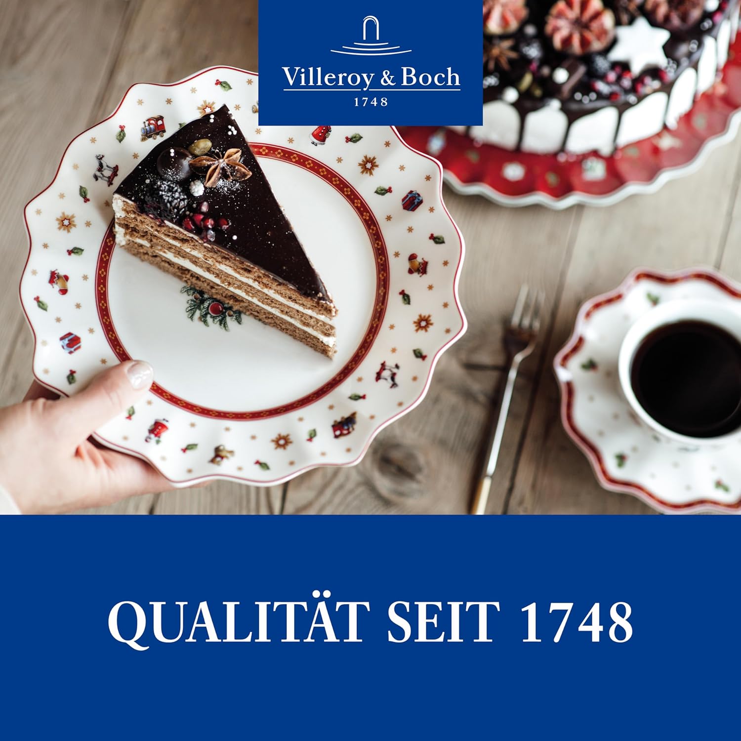 Thumbnail 6 de Villeroy & Boch Toy's Delight Tafelservice Weihnachtset 12-tlg