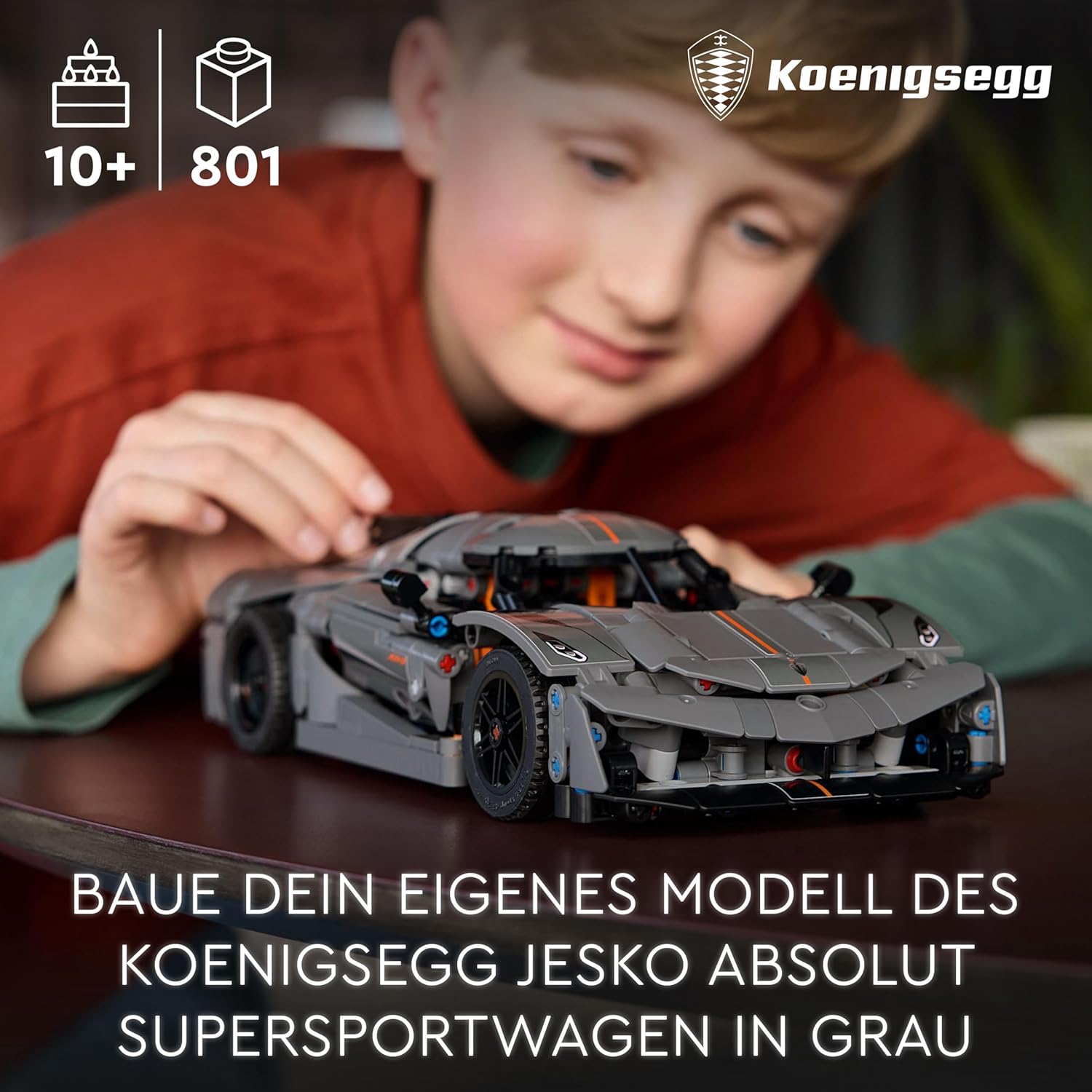 Thumbnail 1 de LEGO Technic 42173 Hypercar Koenigsegg Jesko Absolut grau