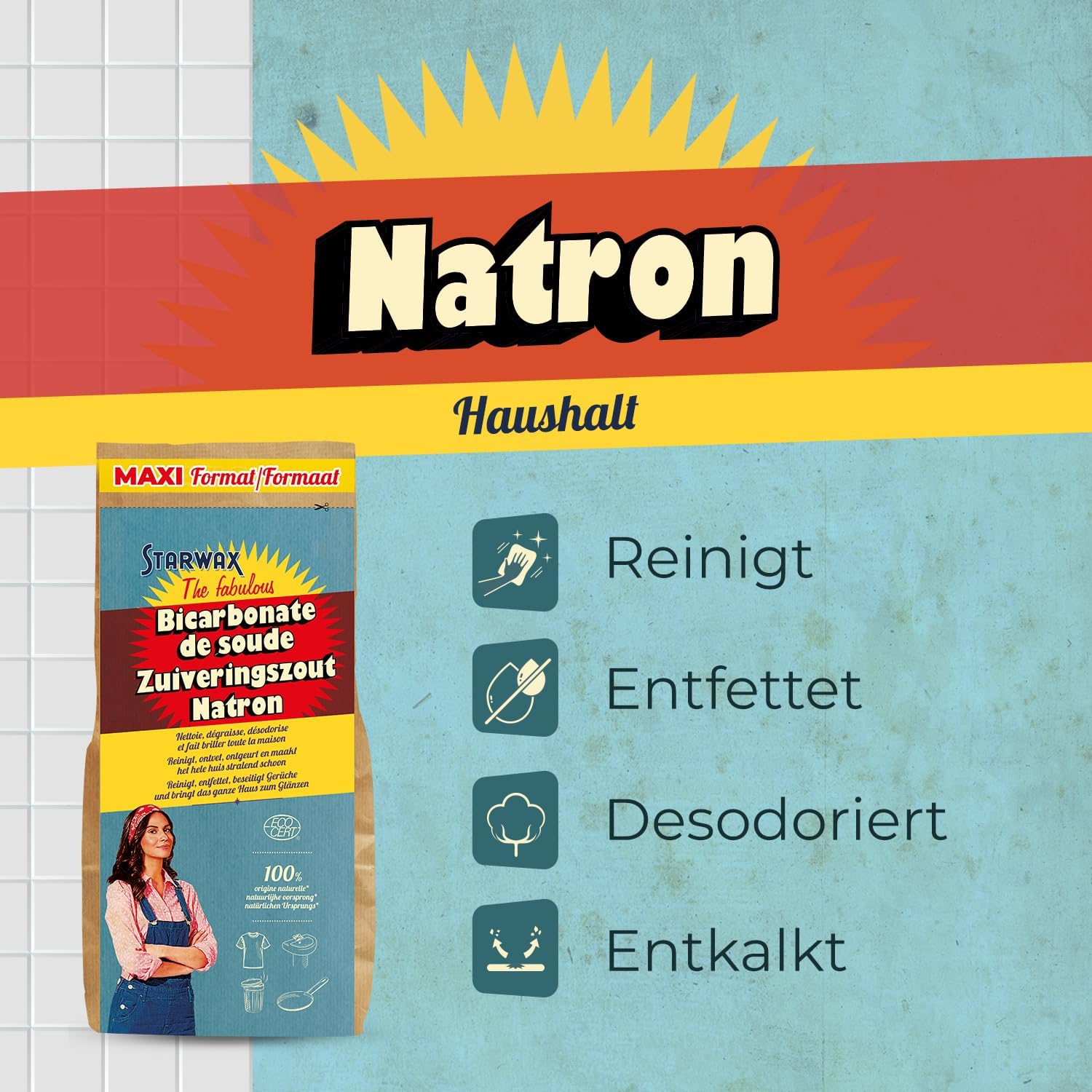 Thumbnail 1 de STARWAX THE FABULOUS – Haushaltsnatron, 2,5 kg