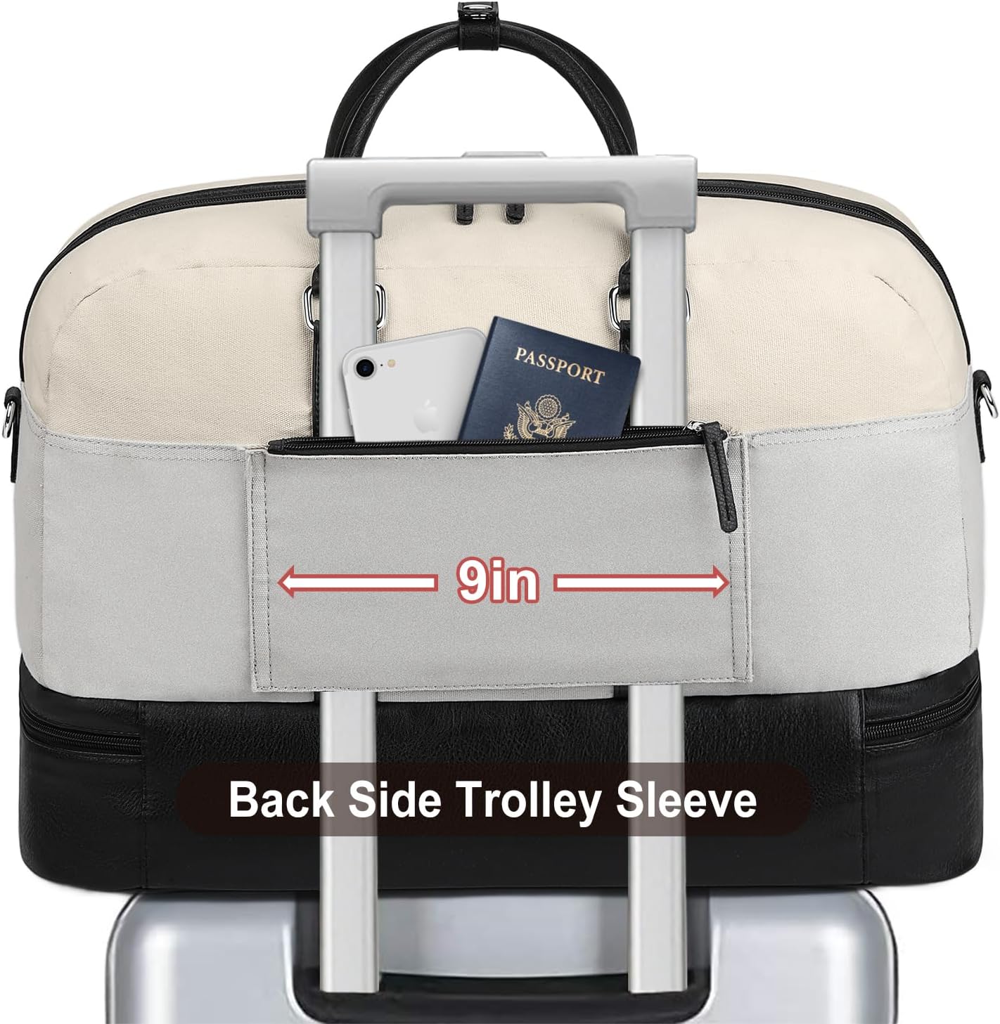Detalle de IBFUN Travel Duffel Bag, Canvas
