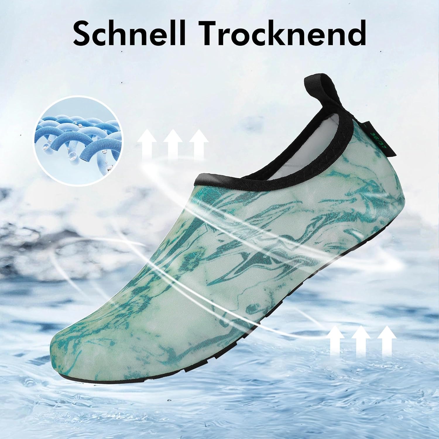 Thumbnail 3 de Chaussures d’eau SAGUARO pour homme & femme – séchage rapide, semelle antidérapante (EU 36 à 47)