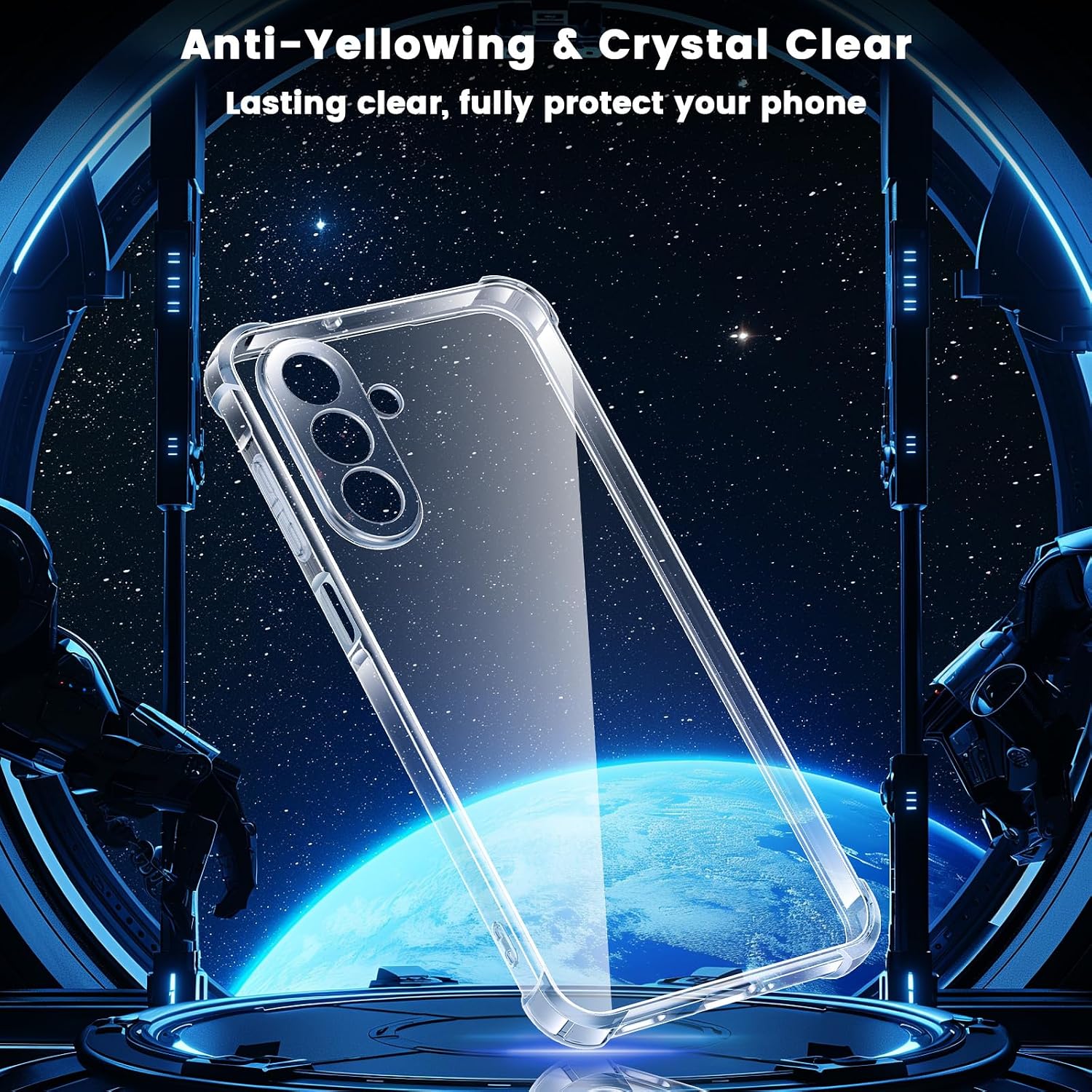 Detalle de Coque Yohii pour Samsung Galaxy A27 5G avec 2 Verre Trempé – Transparent et Protection Antichoc