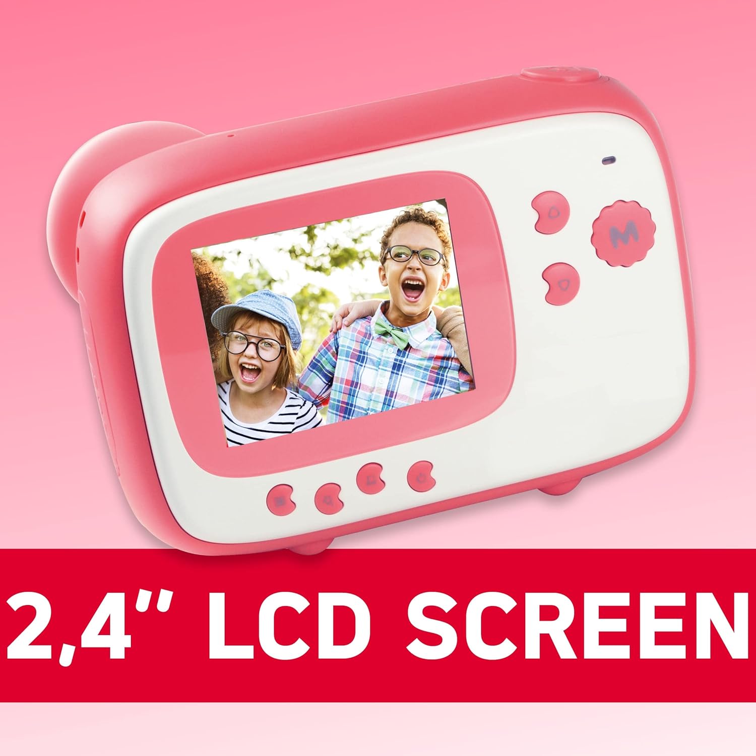Thumbnail 2 de AgfaPhoto Realikids Instant Cam Pink – Sofortbildkamera für Kinder mit LCD