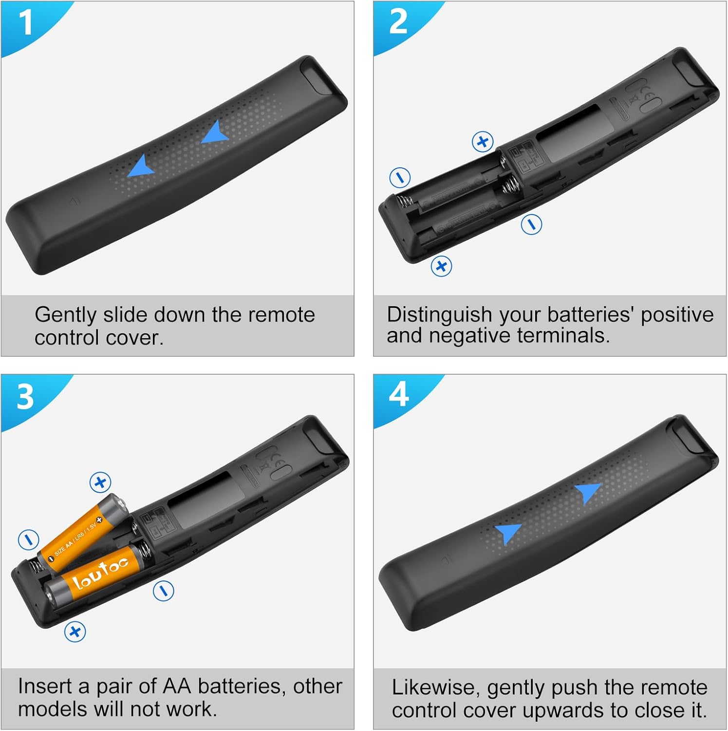 Thumbnail 6 de Télécommande universelle de remplacement pour Samsung Smart TV (QLED, UHD, SUHD) – compatible séries et références indiquées