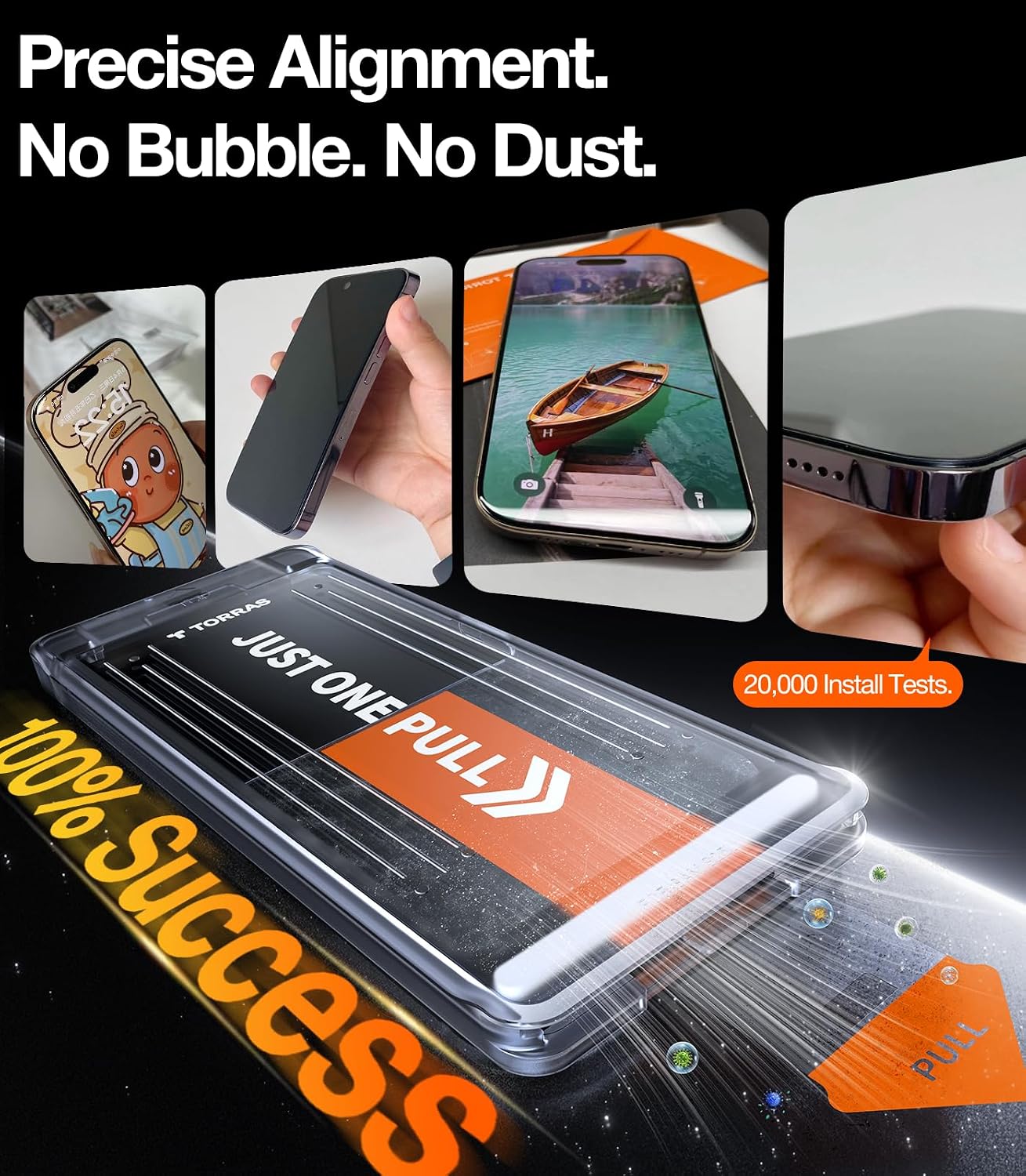 Thumbnail 5 de TORRAS Samsung Galaxy S25 Ultra 2-pack screen protector