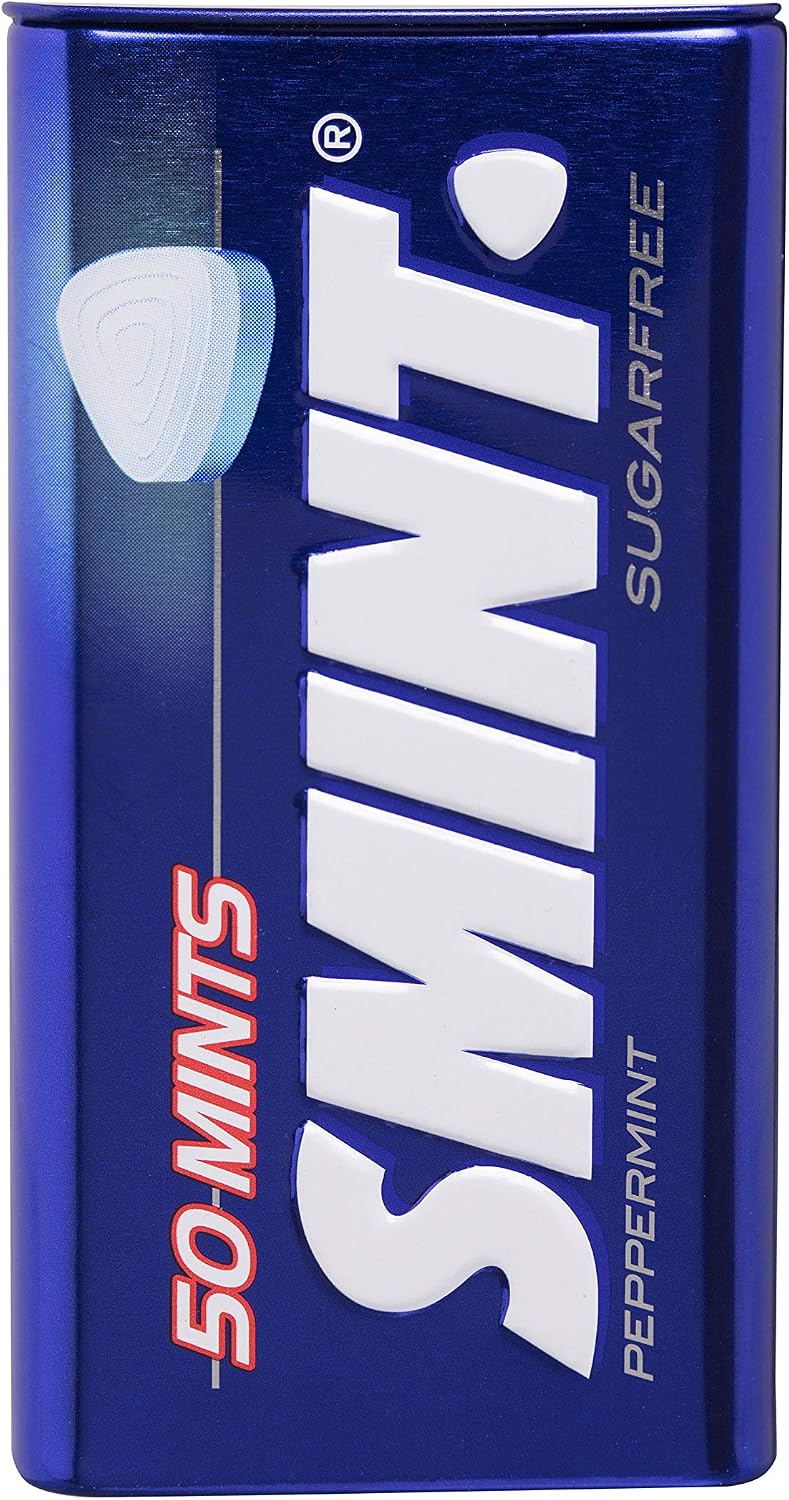 Detalle de Smint Tin Menta Sin Azúcar 12 unidades de 35g 🍬