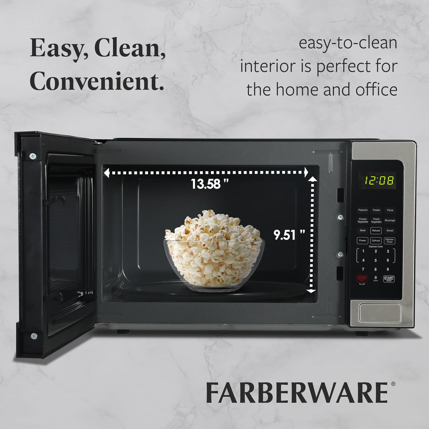 Thumbnail 4 de Farberware 1.1 Cu. Ft. Microwave 1000W