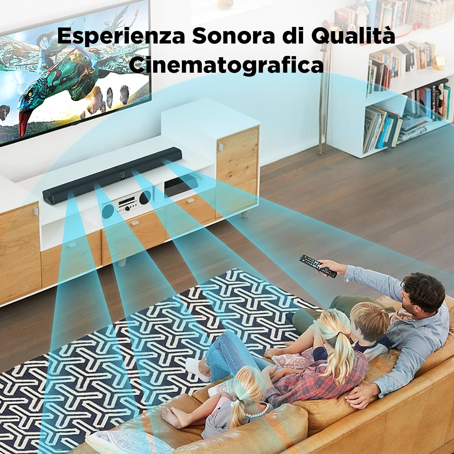 Thumbnail 3 de GarageRock Sound Bar per TV 2 in 1 divisibile con Bluetooth 5.3 e ARC/Opt/AUX