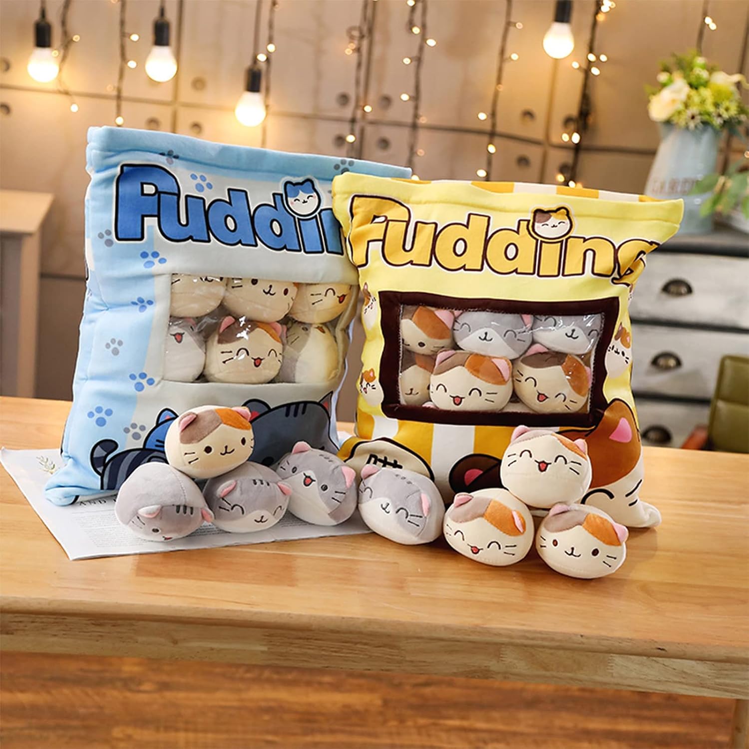 Detalle 2 de HXPLN Cute Snack Pillow 8 Kittens