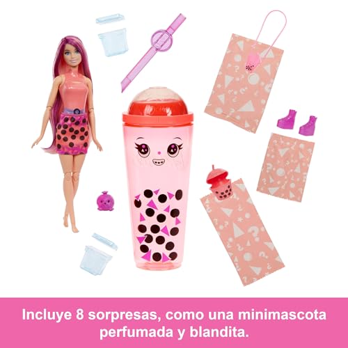 Detalle 2 de Barbie Pop Reveal HTJ22: Muñeca Rubia con Sorpresas 🎉