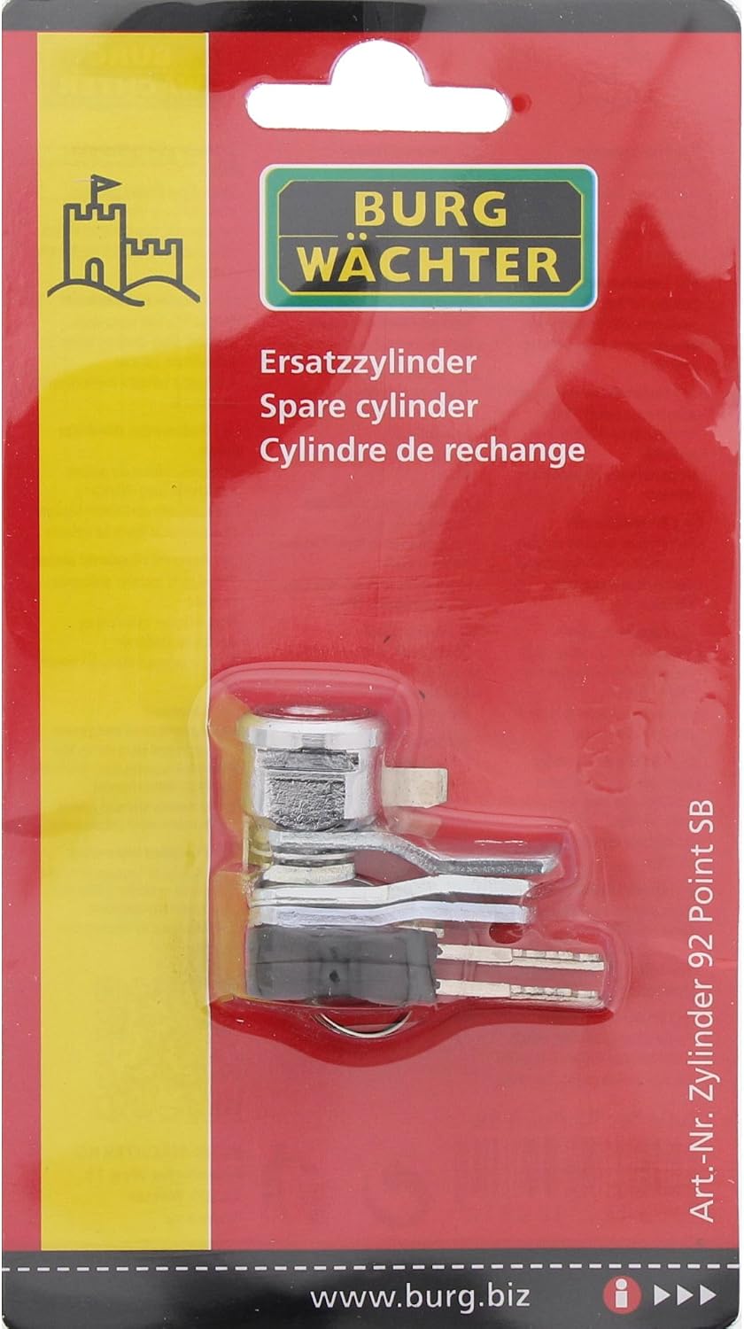 Detalle 1 de Burg-Wächter BK 92 Point SB Briefkasten-Zylinder – Ersatzschloss aus Stahl