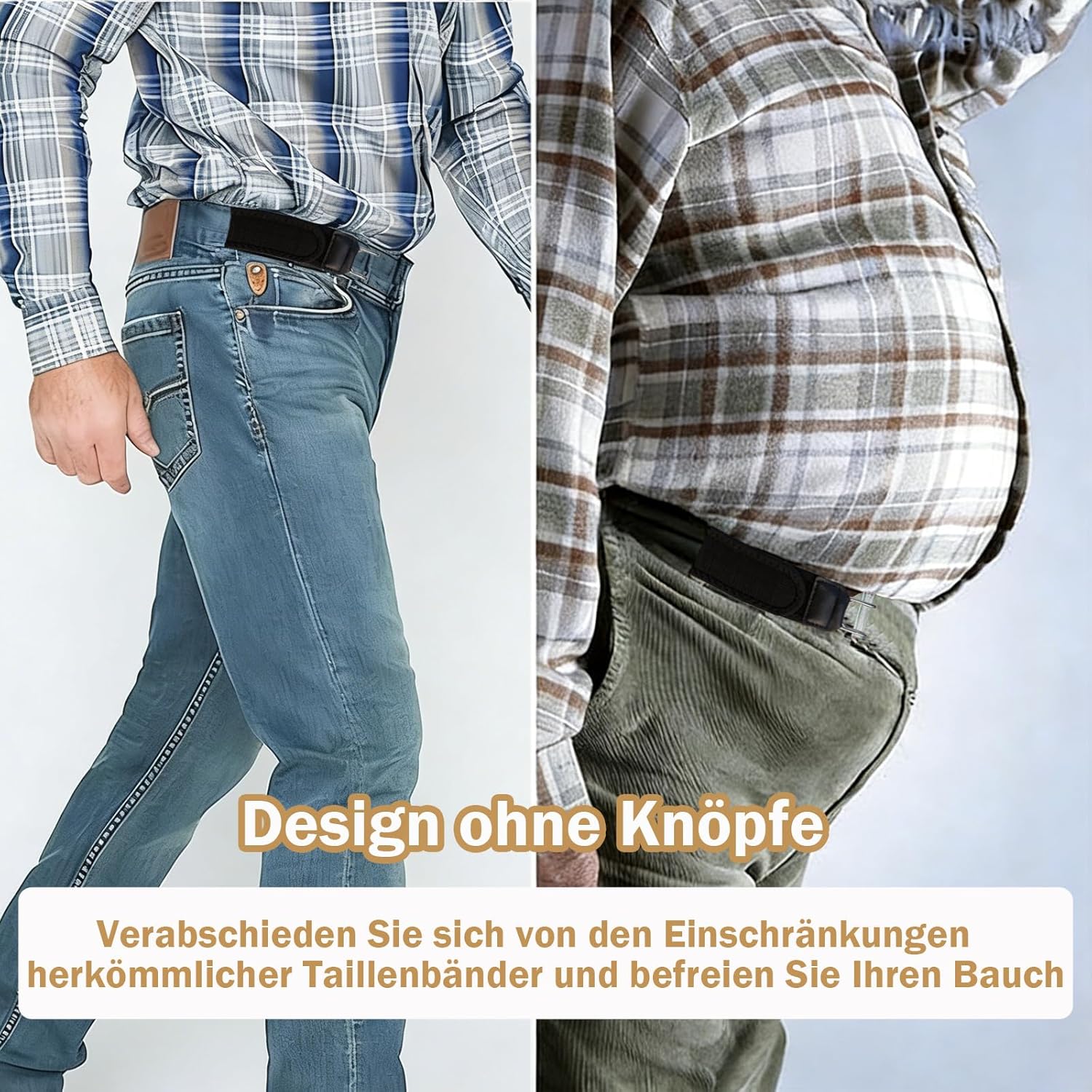Thumbnail 3 de FlyGRRIV Gürtel Ohne Schnalle Elastisch