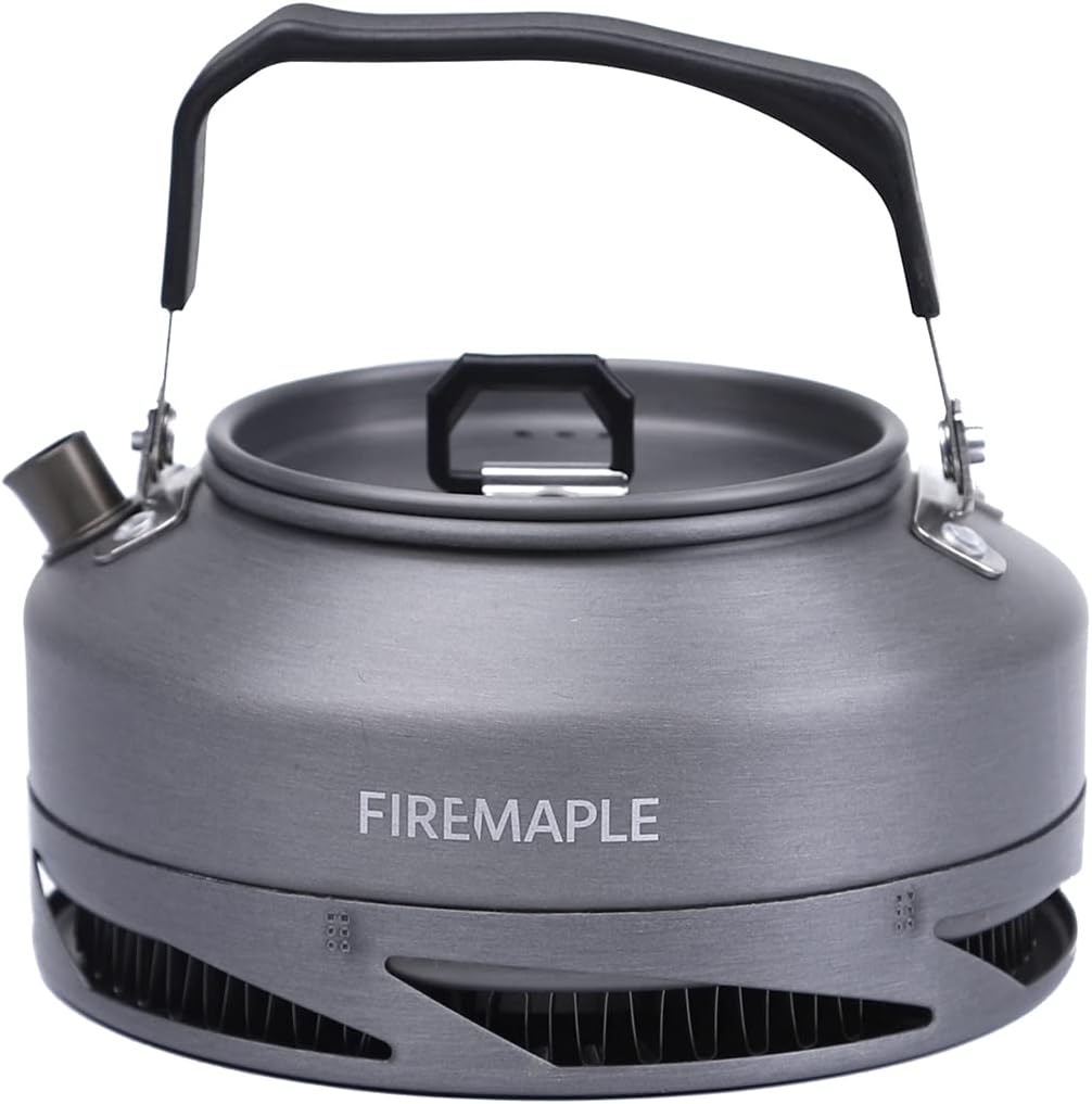 Detalle de Fire-Maple FMC-XT1 Camping Tea Kettle with Mesh Bag: 0.7L Lightweight Aluminium Boiler