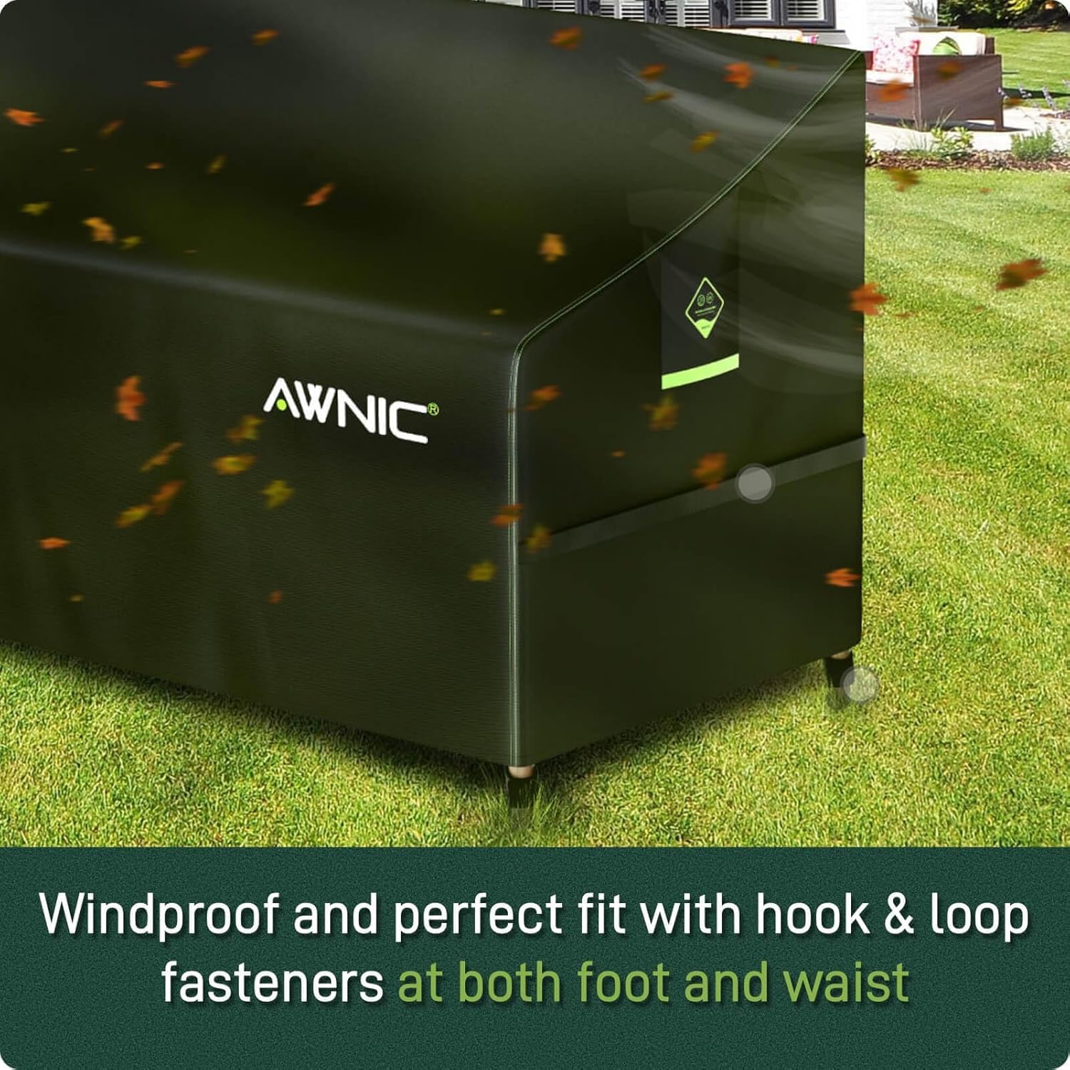 Thumbnail 4 de AWNIC Garden Bench Cover for 3 Seater