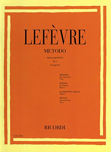 Detalle de Lefèvre Metodo per Clarinetto Vol. 1 – Libro didattico Ricordi per principianti