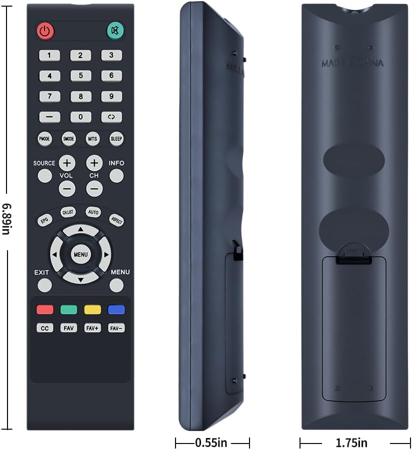 Thumbnail 2 de TCNOUMT Replacement PLDED3273A-E remote control for select RCA/Proscan TVs