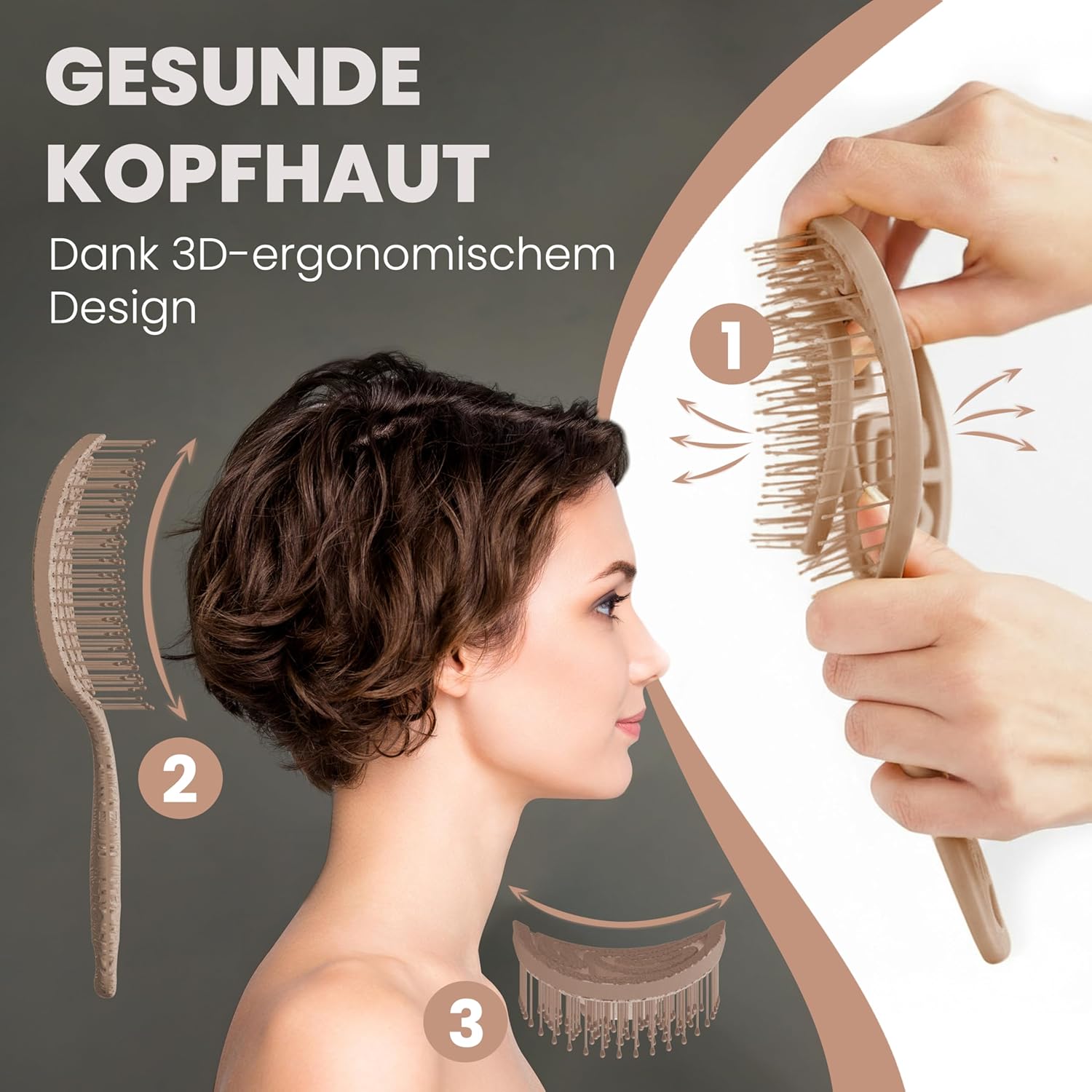 Thumbnail 2 de Walcora Haarbürste ohne Ziepen 💇♀