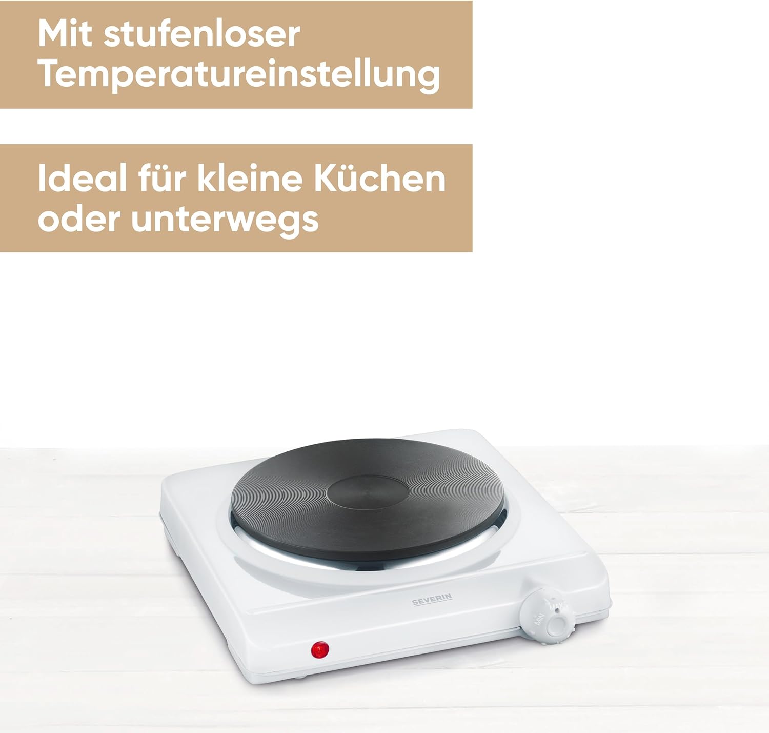 Thumbnail 2 de SEVERIN KP 1091 Kochplatte 1.500 W