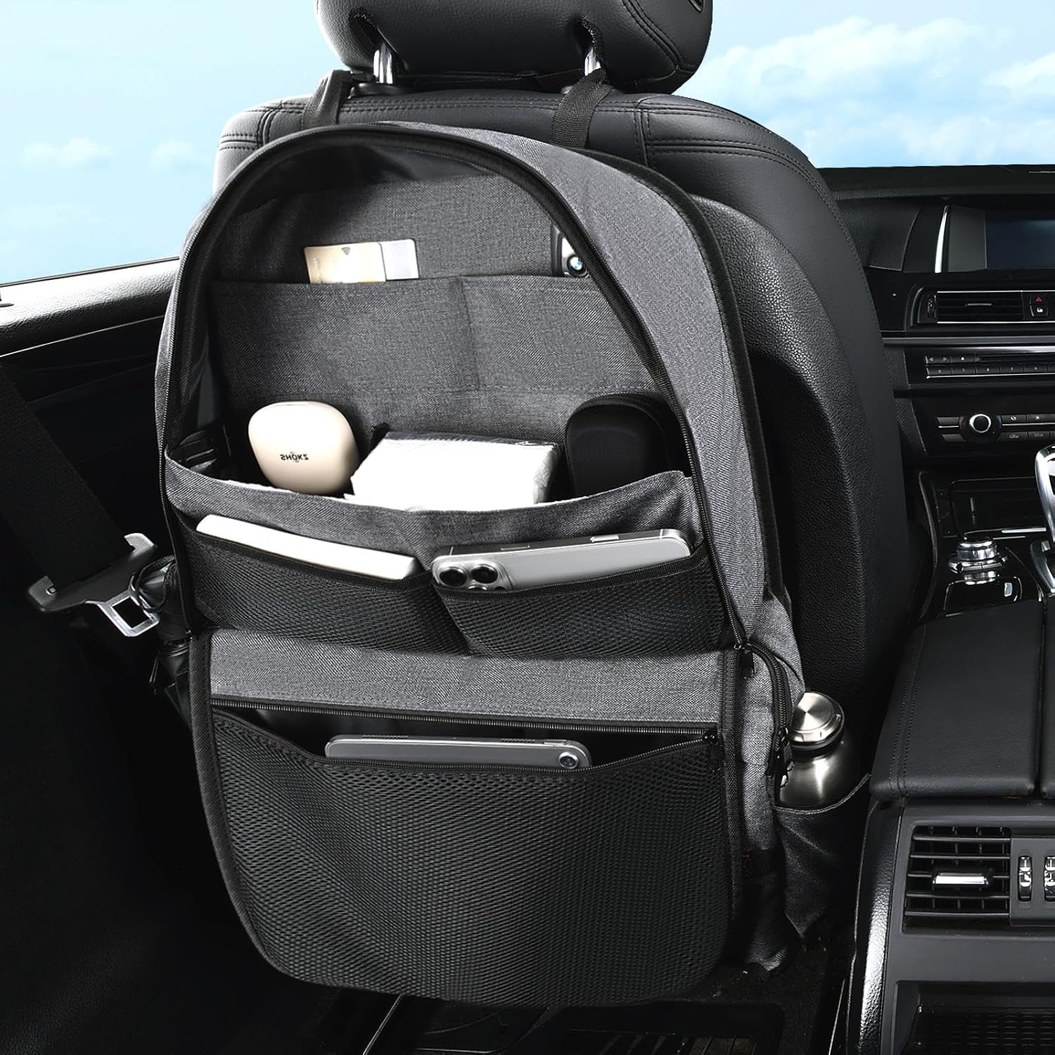 Detalle de Coverado Car Seat Organizer in PU