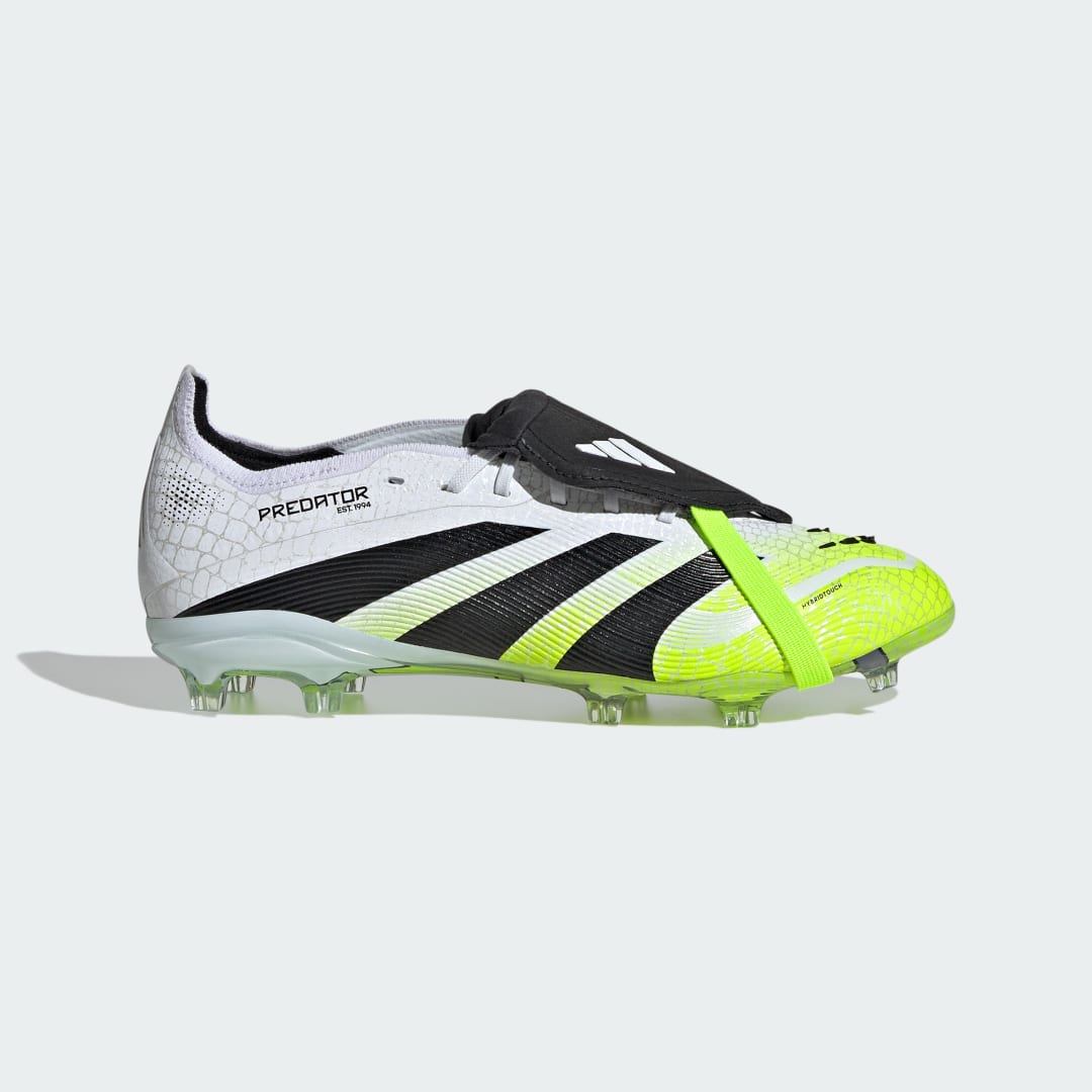 Detalle 2 de Bota Predator Elite Fold-Over Tongue infantil para césped