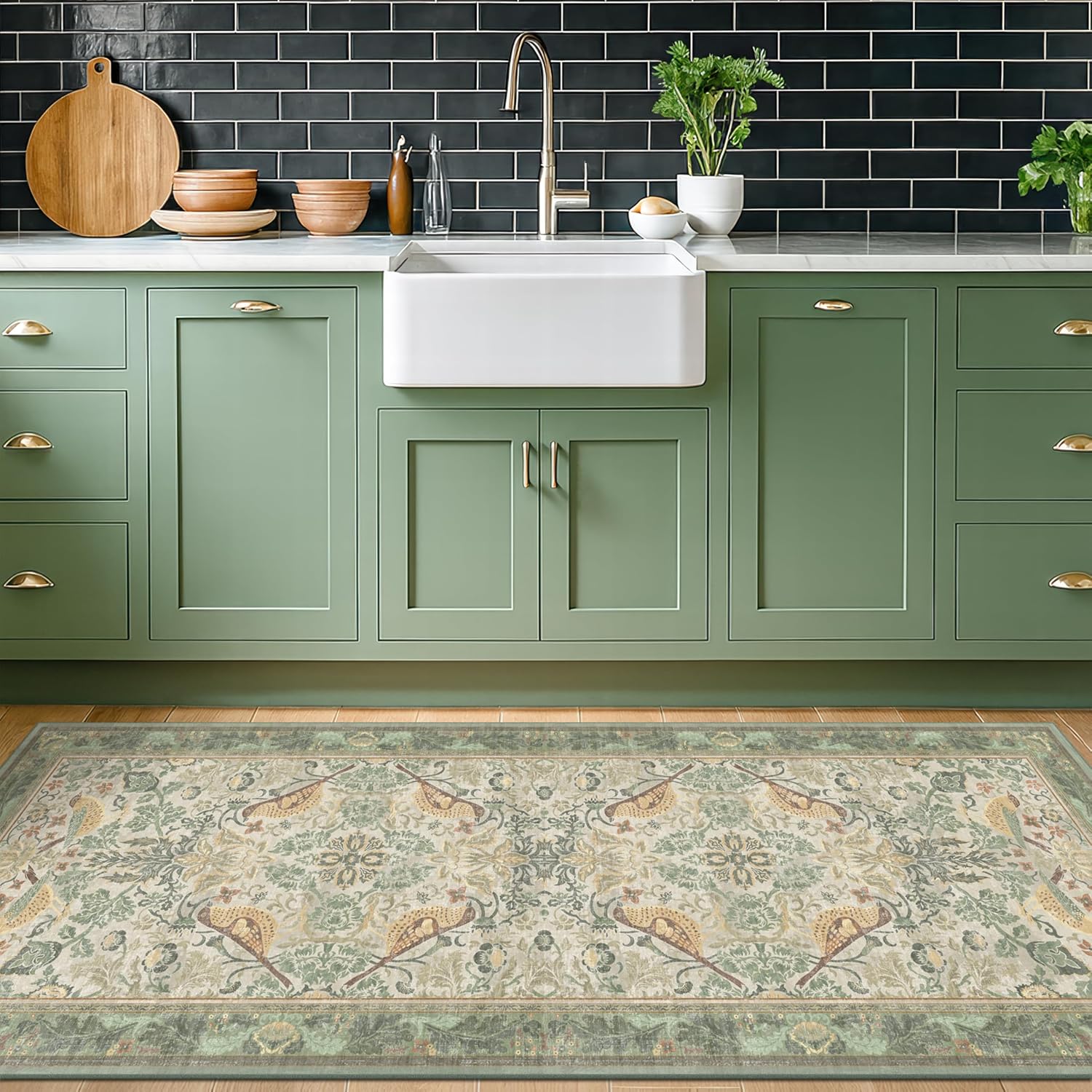 Detalle de Hazo Haus Bathroom Runner Rug 2x6