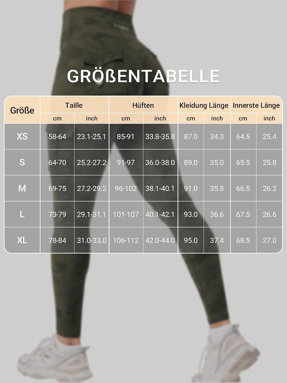 Thumbnail 5 de YEOREO CoreFlex Sport Leggings Damen 25" 🧘♀