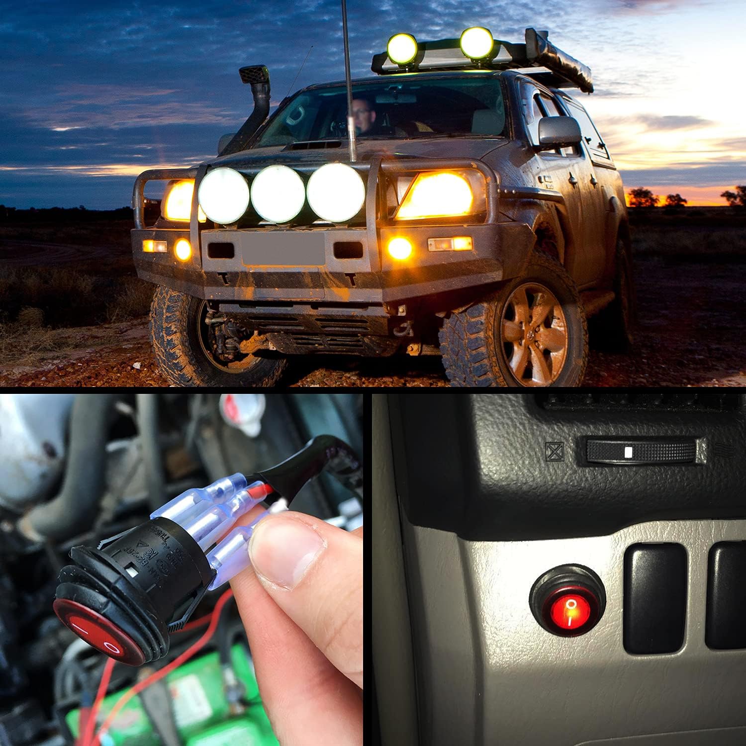 Thumbnail 5 de Nilight 10008W Two-Lead LED Light Bar Wiring Harness, 12V Relay and Fuse