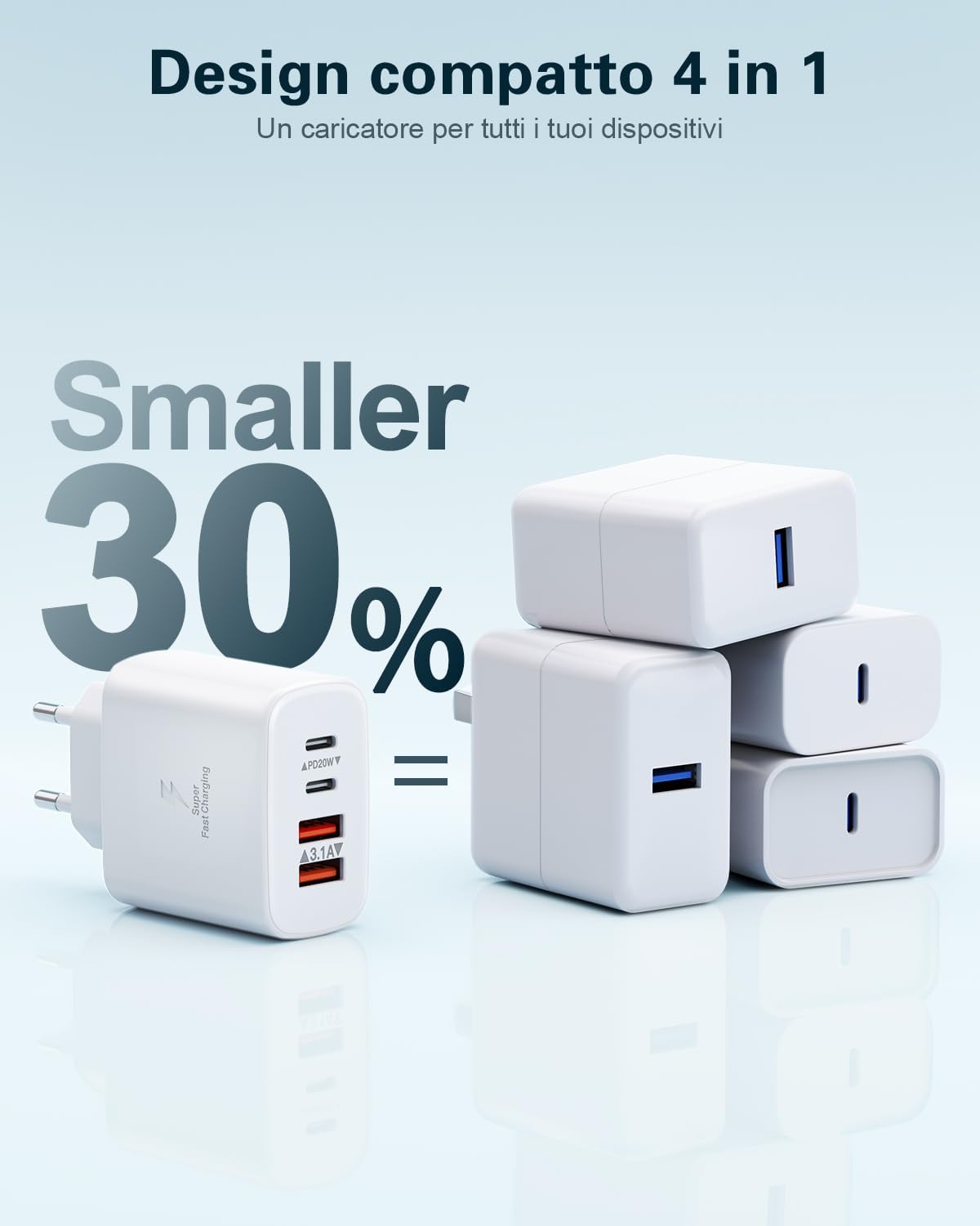 Thumbnail 5 de USB C Ladegerät 4 Ports für iPhone und iPad ⚡