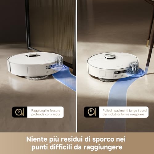 Detalle de dreame L40 Ultra AE: Robot Aspirapolvere con Lavaggio Panno 75°C di Dreame