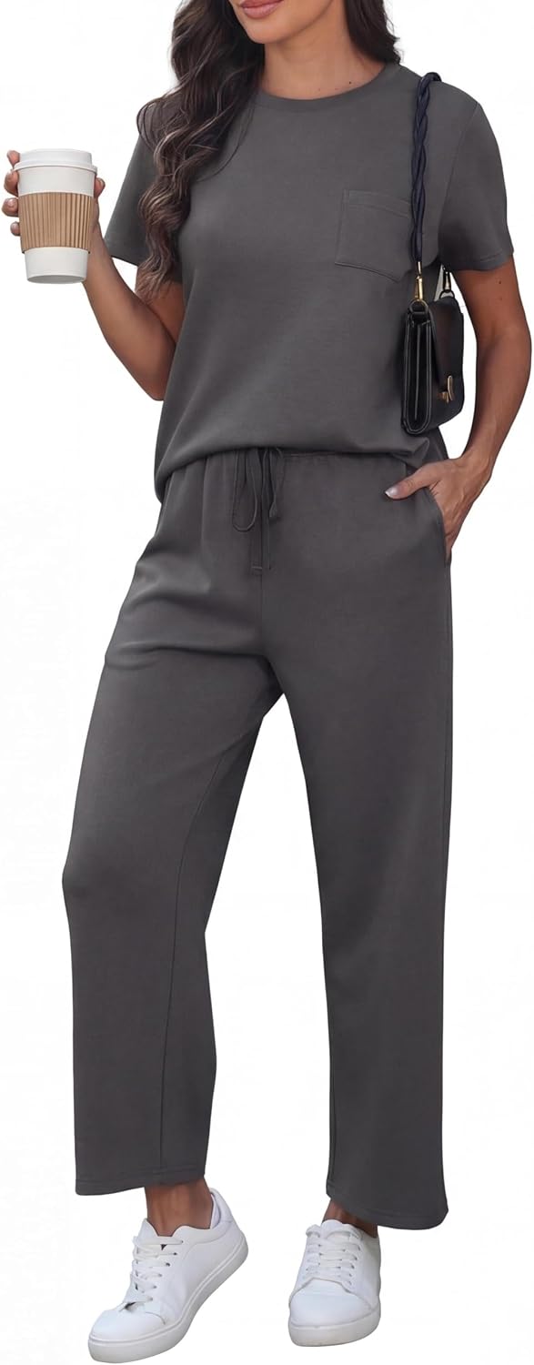 Detalle de GRECERELLE Airport Two Piece Travel Outfits Set for Women