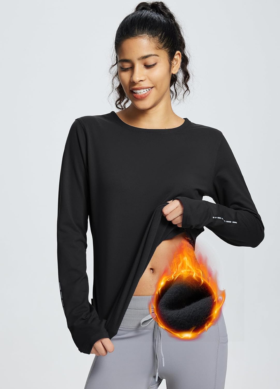 Thumbnail 5 de baleaf Thermal Long Sleeve Women Shirt with Balaclava 🎽