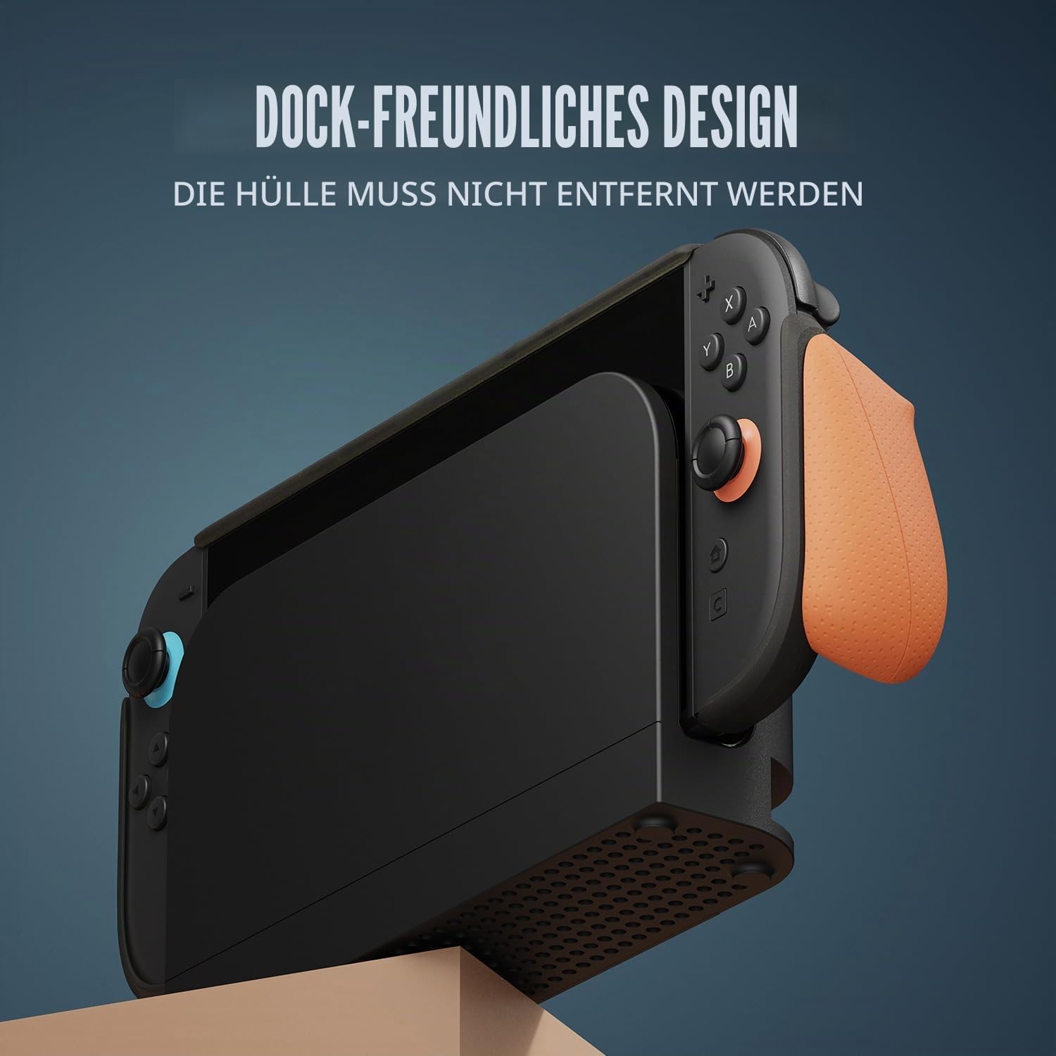 Thumbnail 4 de Savage Raven GripCase Bundle für Nintendo Switch 2 – Dockbares Schutzzubhör mit wechselbaren Griffen, großem MaxCarry Case (Neon Blau & Rot)