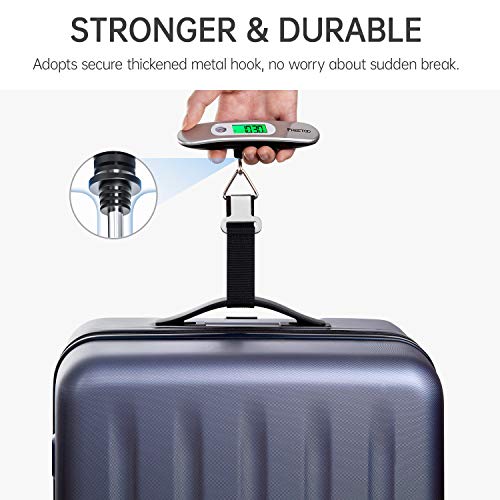 Thumbnail 3 de FREETOO Luggage Scale with Tare Function – 110 Lb / 50 Kg, Silver