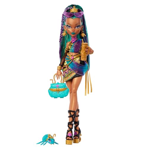 Thumbnail 1 de Monster High Nefera De Nile (JDR48), momia con Lavish y 7 accesorios para juego de rol