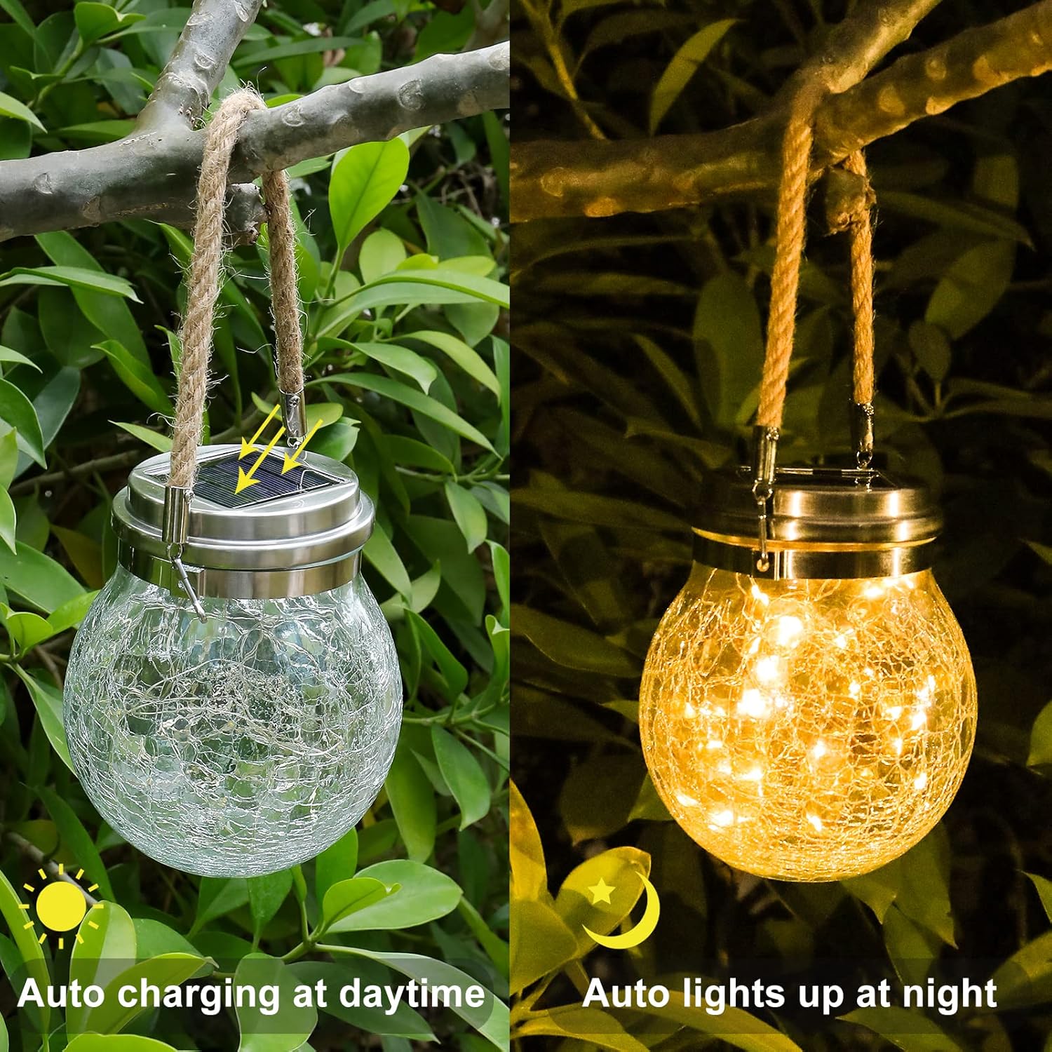 Thumbnail 1 de Hanging Solar Lantern Lights IP65