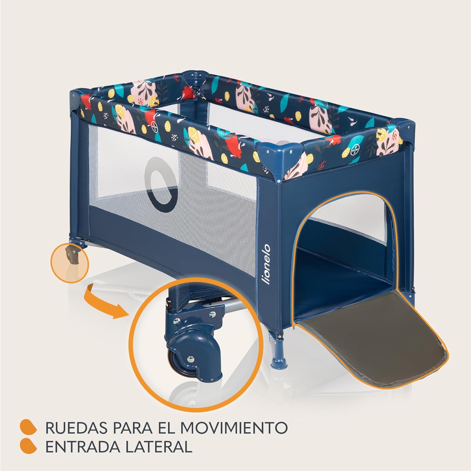 Thumbnail 2 de Lionelo Stefi Cuna Bebe Parque con Protección y Bolsa