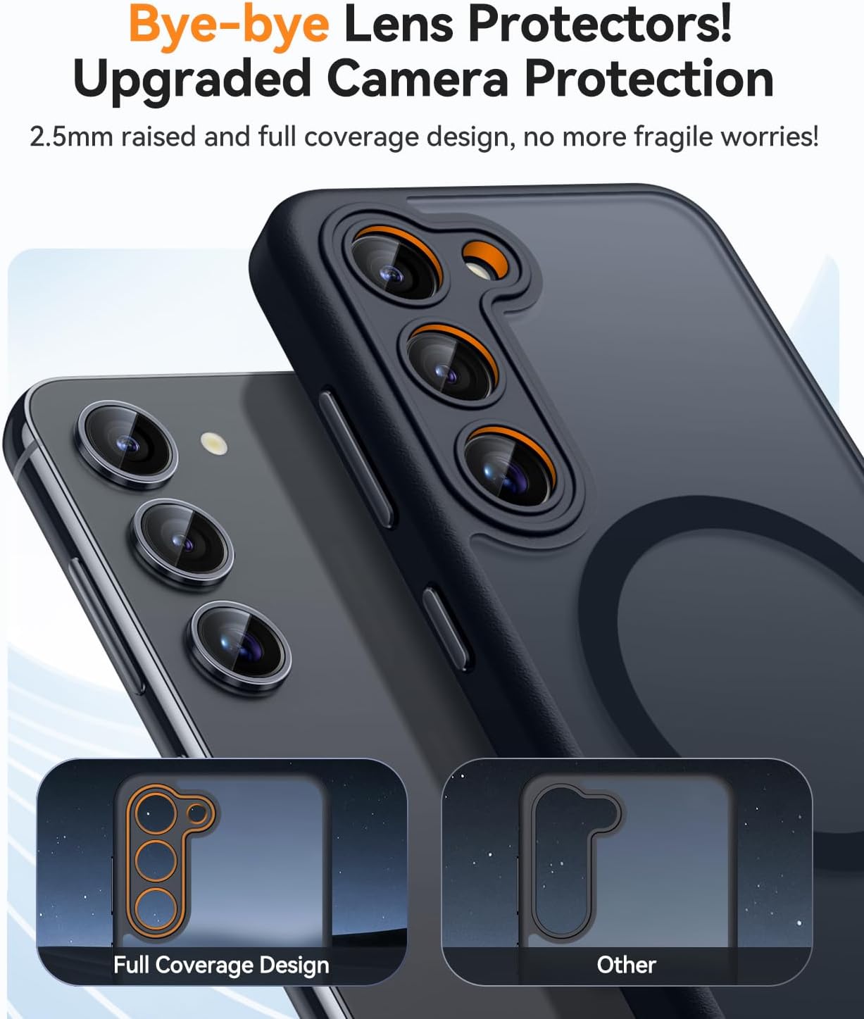 Thumbnail 2 de CANSHN Magnetic Cover per Samsung Galaxy S23 (6.1") – Protezione totale fotocamera, design opaco e antiurto